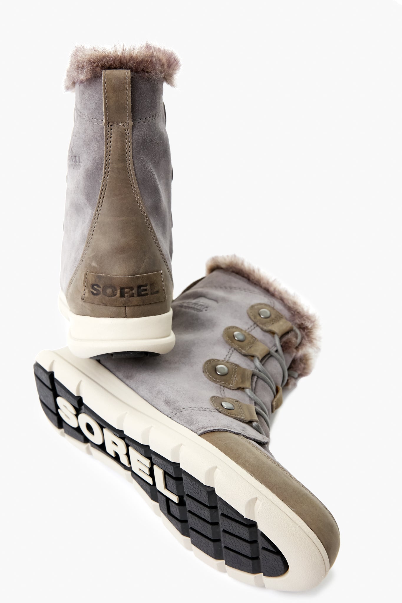 Gray Explorer Joan Boots