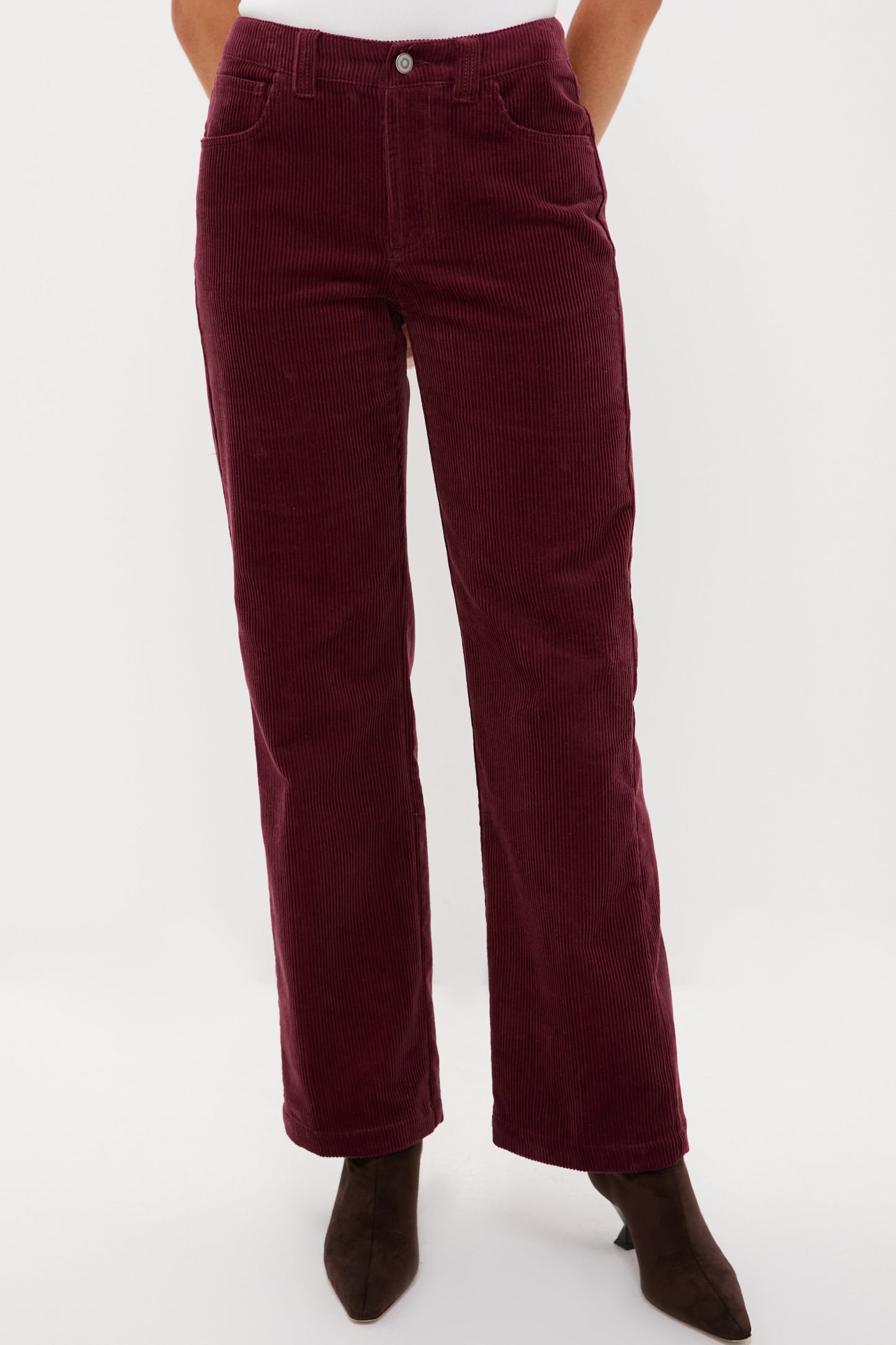 Burgundy Corduroy Camden Pant