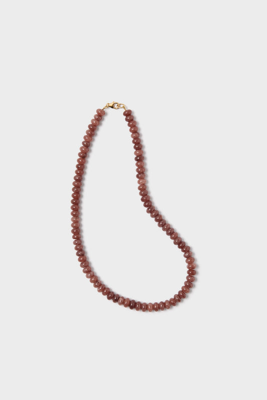 Root Beer Agate Candy Necklace