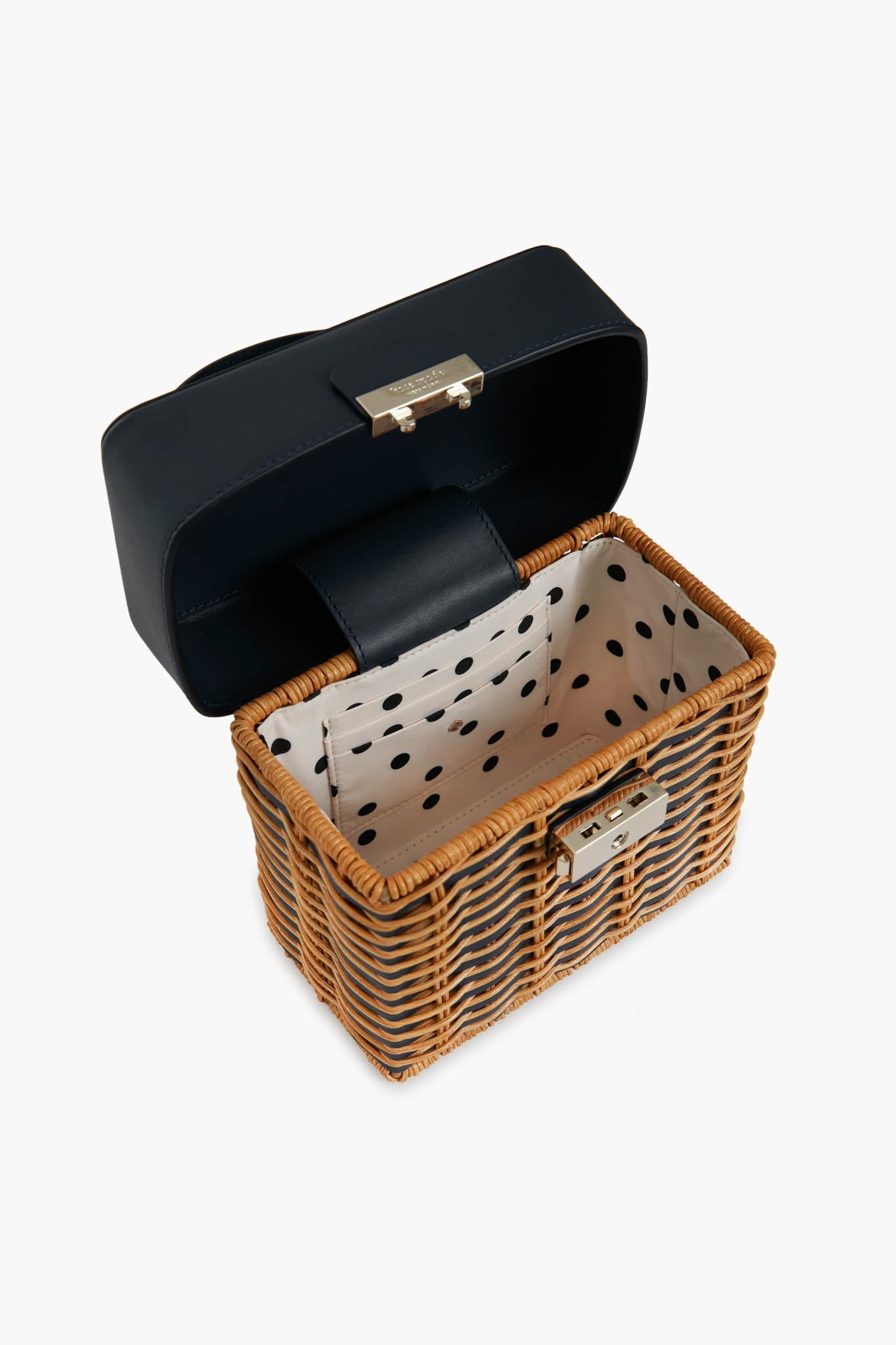 Blazer Blue Voyage Small Wicker Top Handle