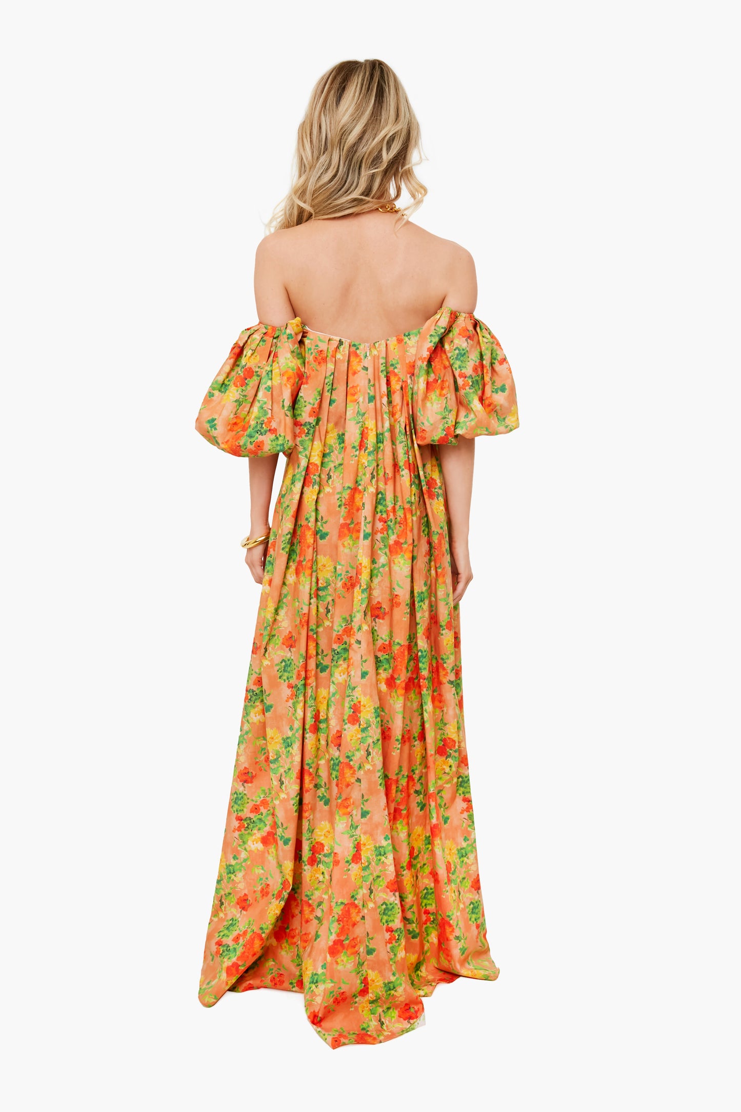 Natural Summer Palmer Maxi Dress