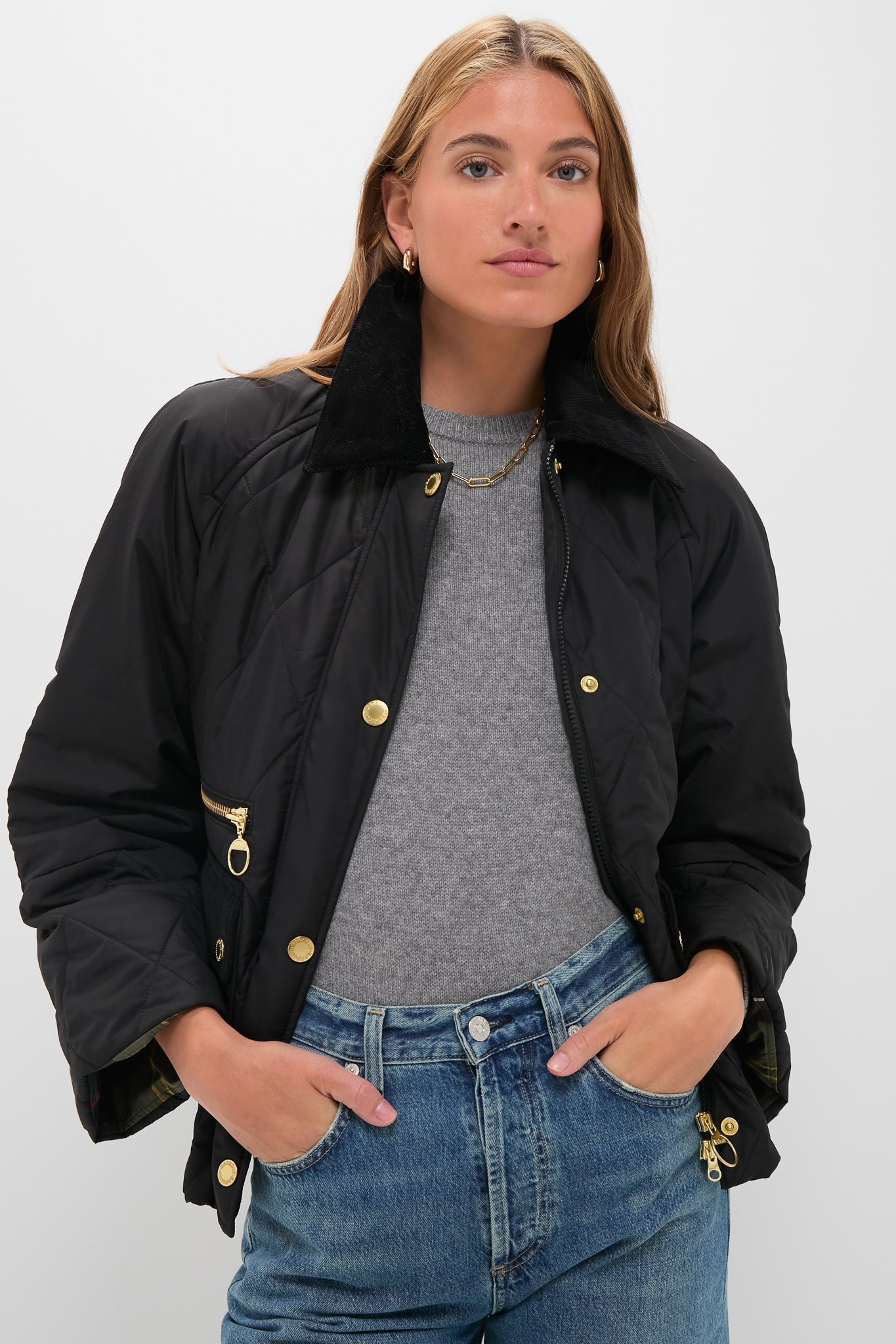 Black Martha Quilted Jacket