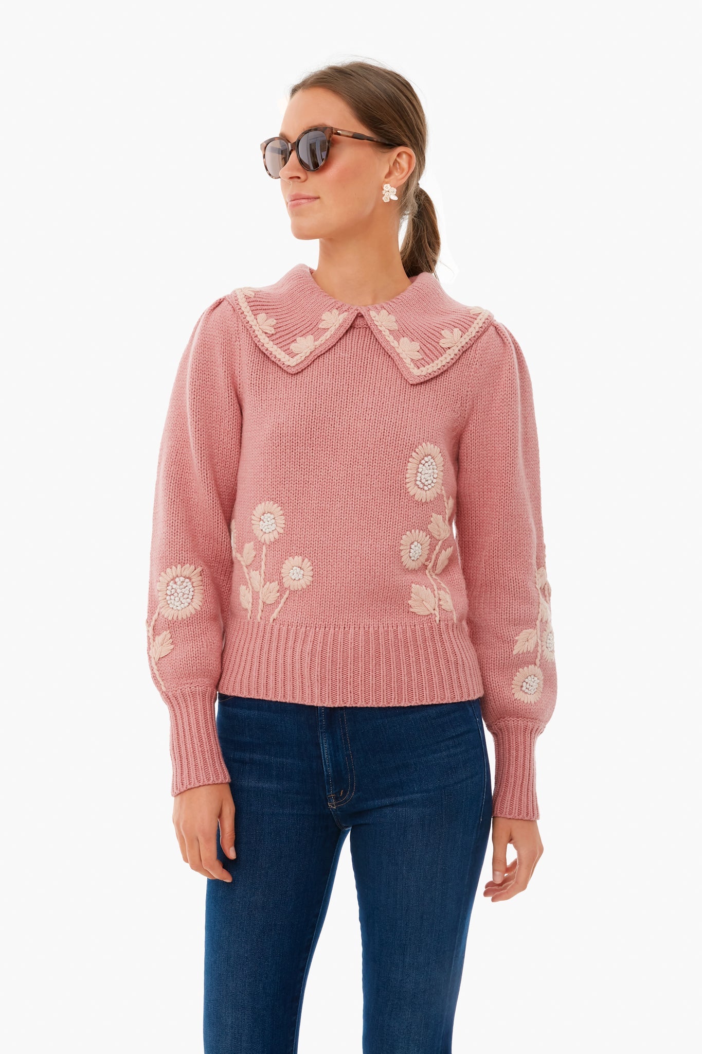 Rose Blush Union Collared Pullover