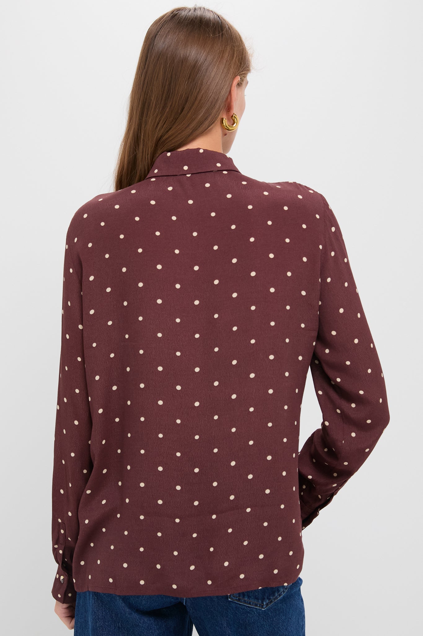 Night Print Crepe Shirt