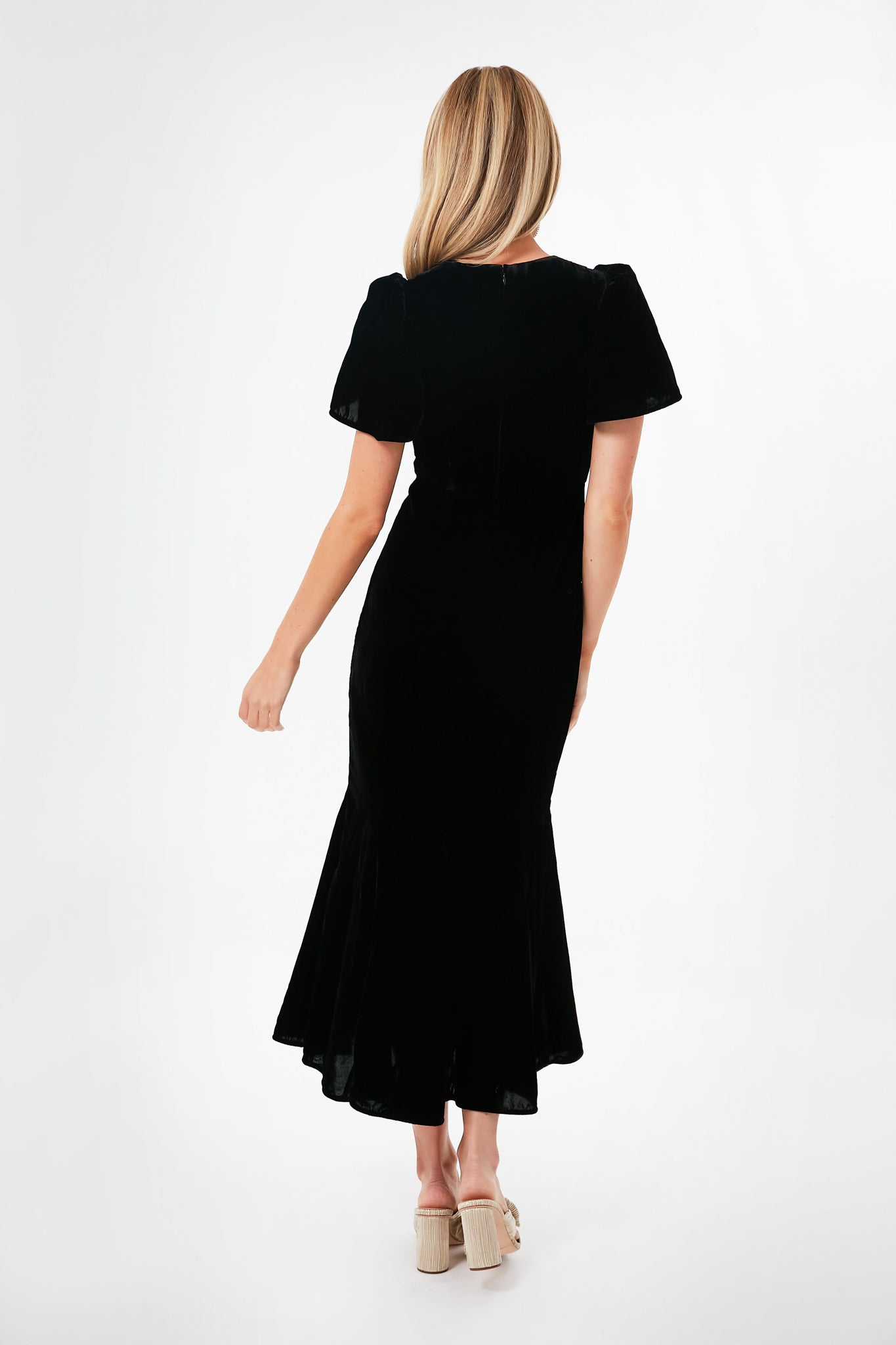 Black Velvet Arabella Dress