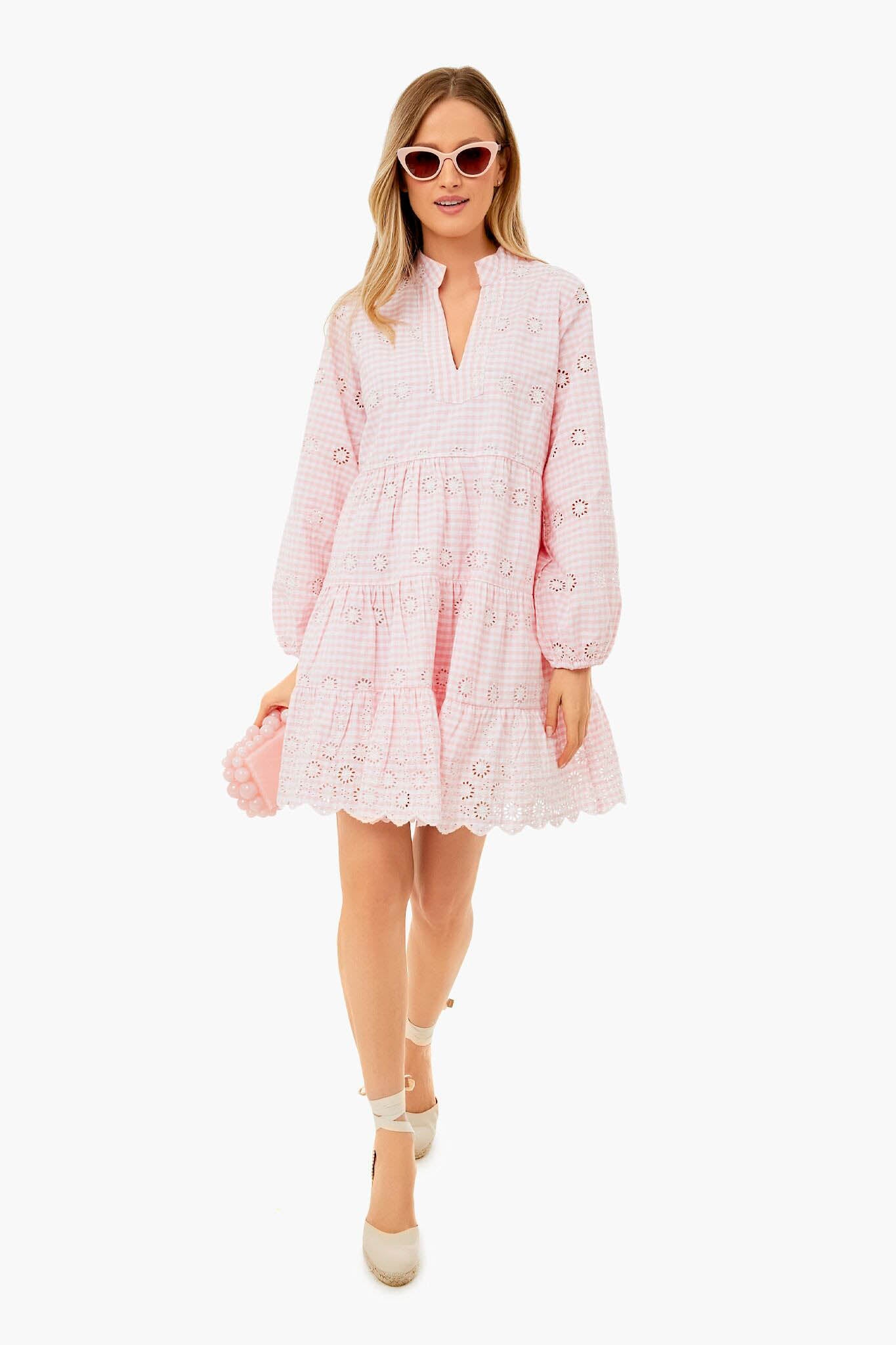 Pink Gingham Charlotte Dress