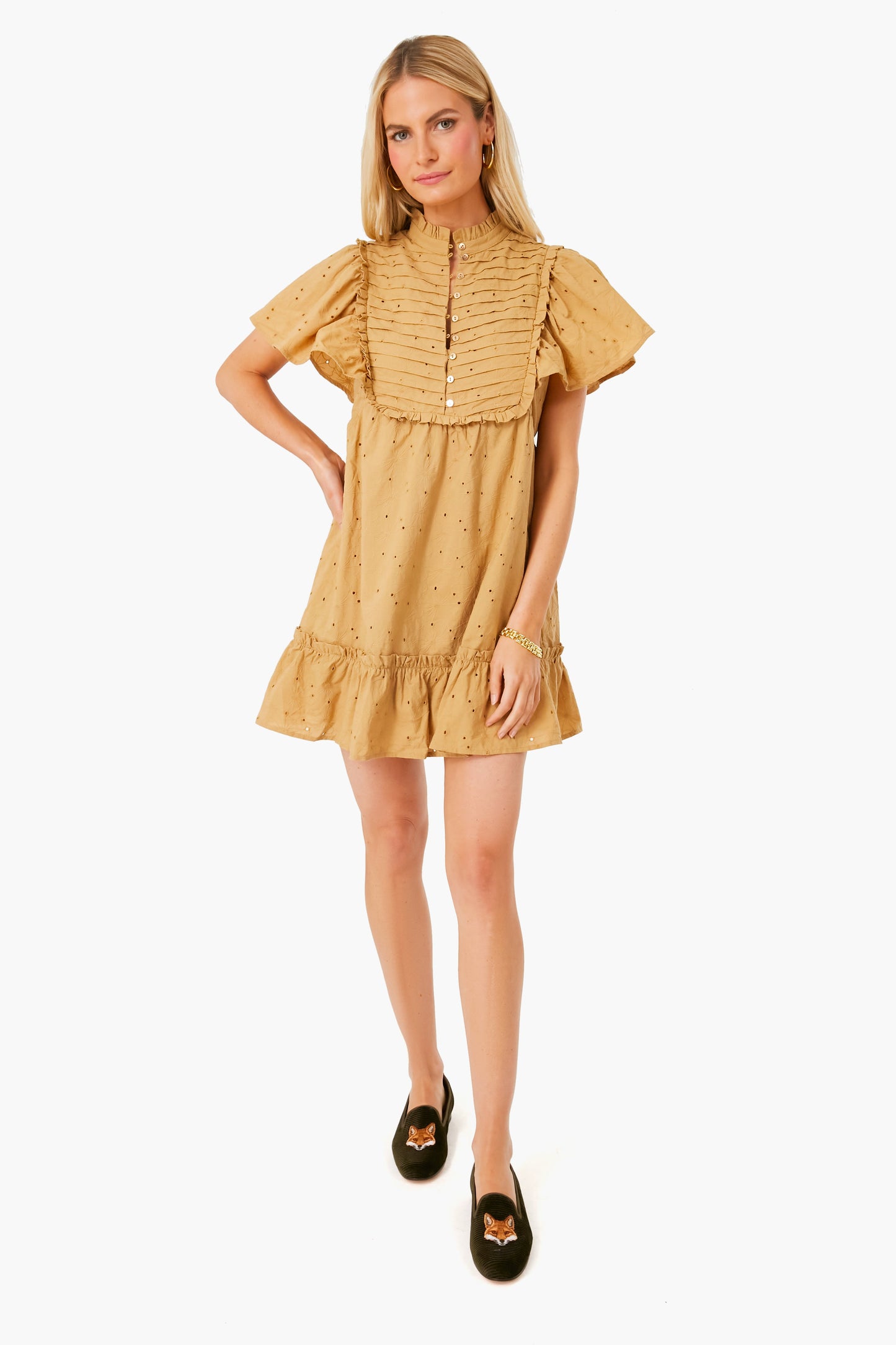 Soybean Desert Flower Mini Dress