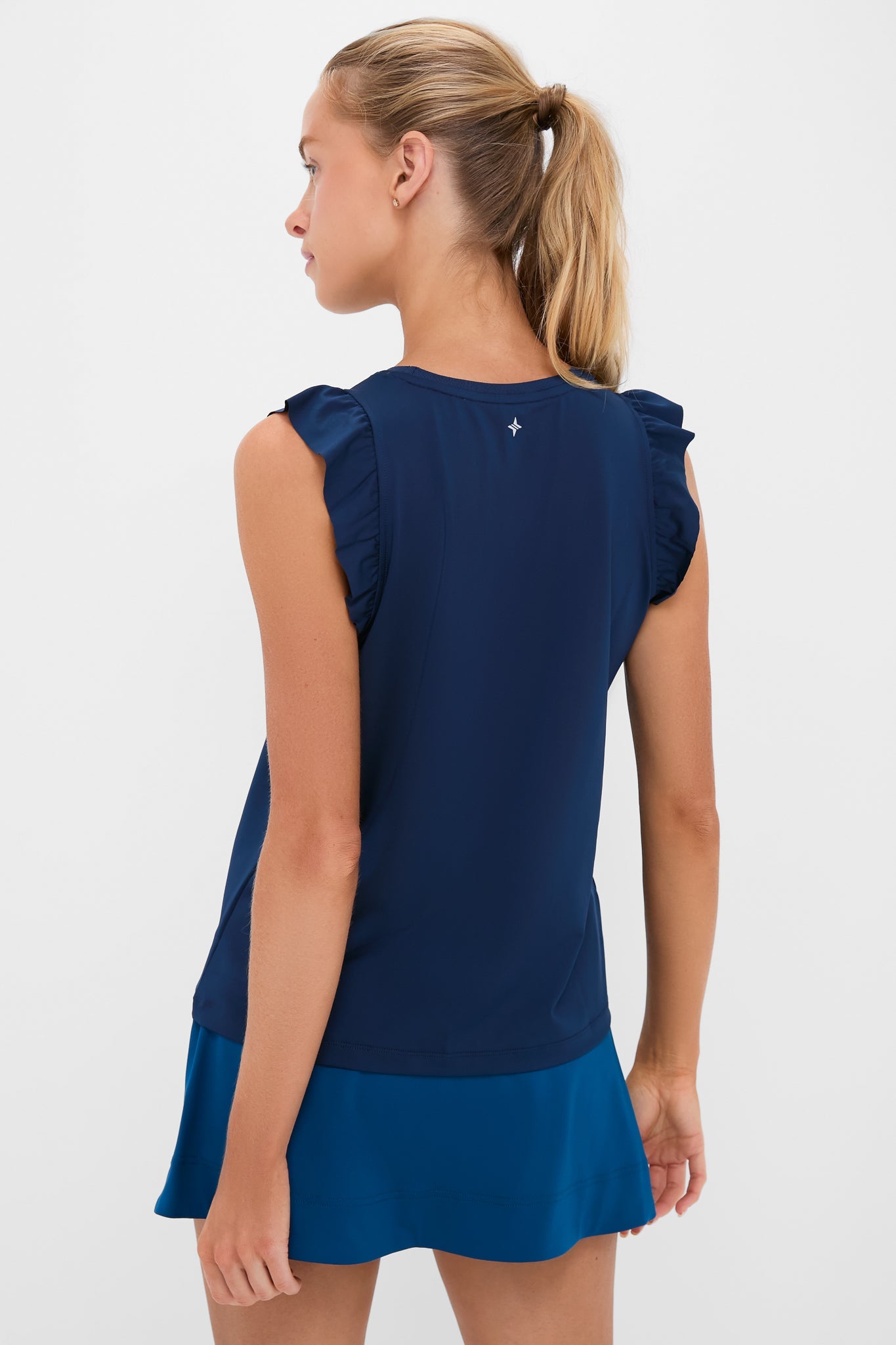 Poseidon Ruffle Performance Jersey Lea Tank