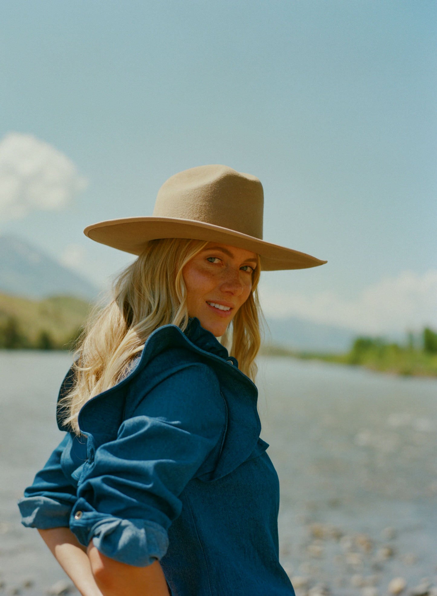 Deep Denim Winnie Blouse