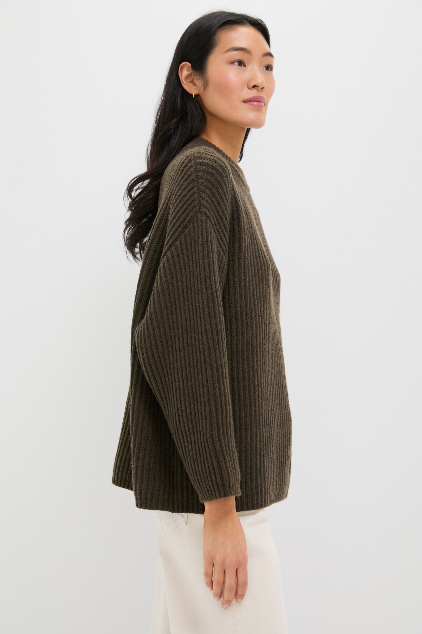 Olive Green Crewneck Jack Sweater