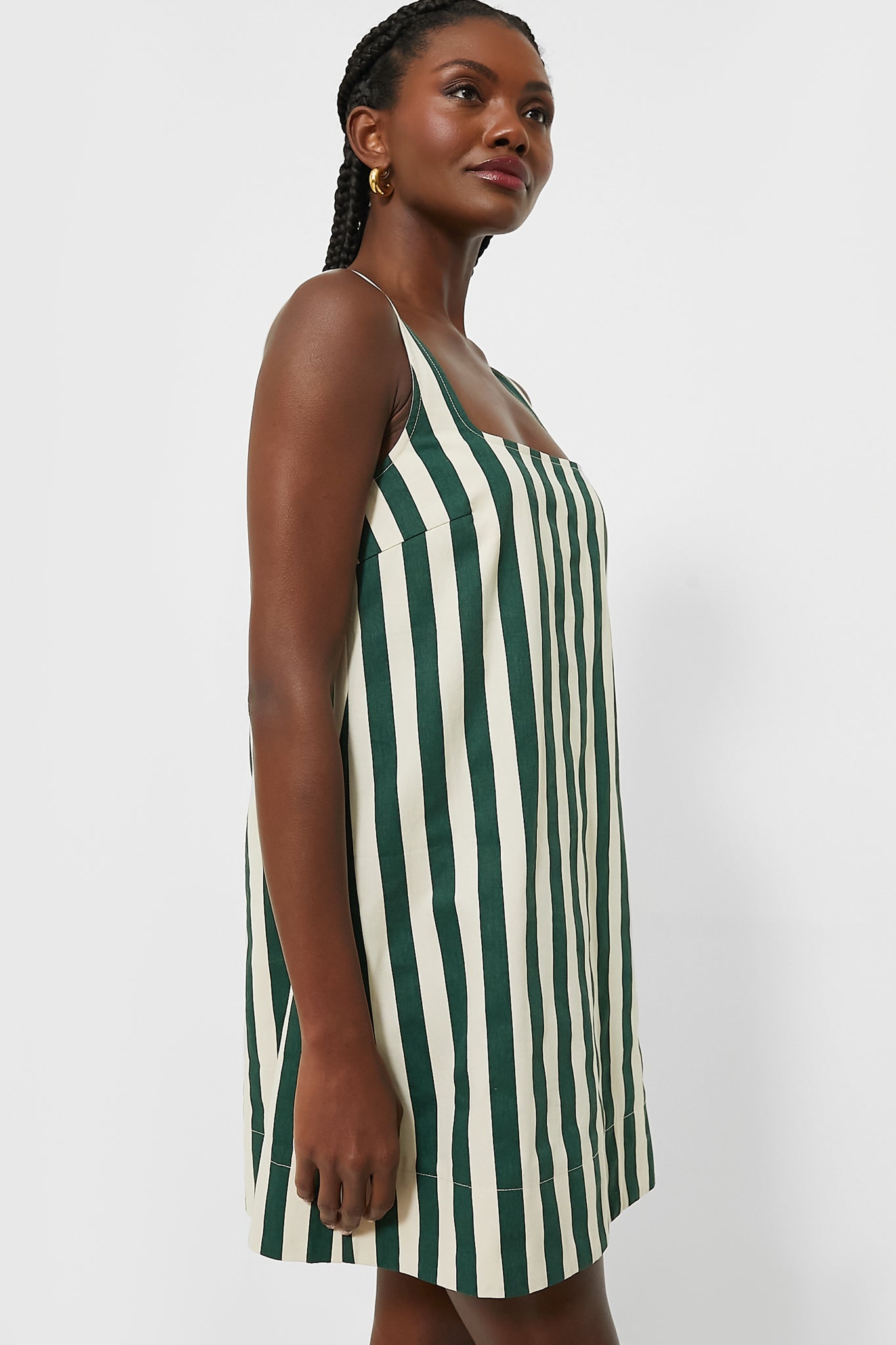 Jade Stripe Cassie Dress