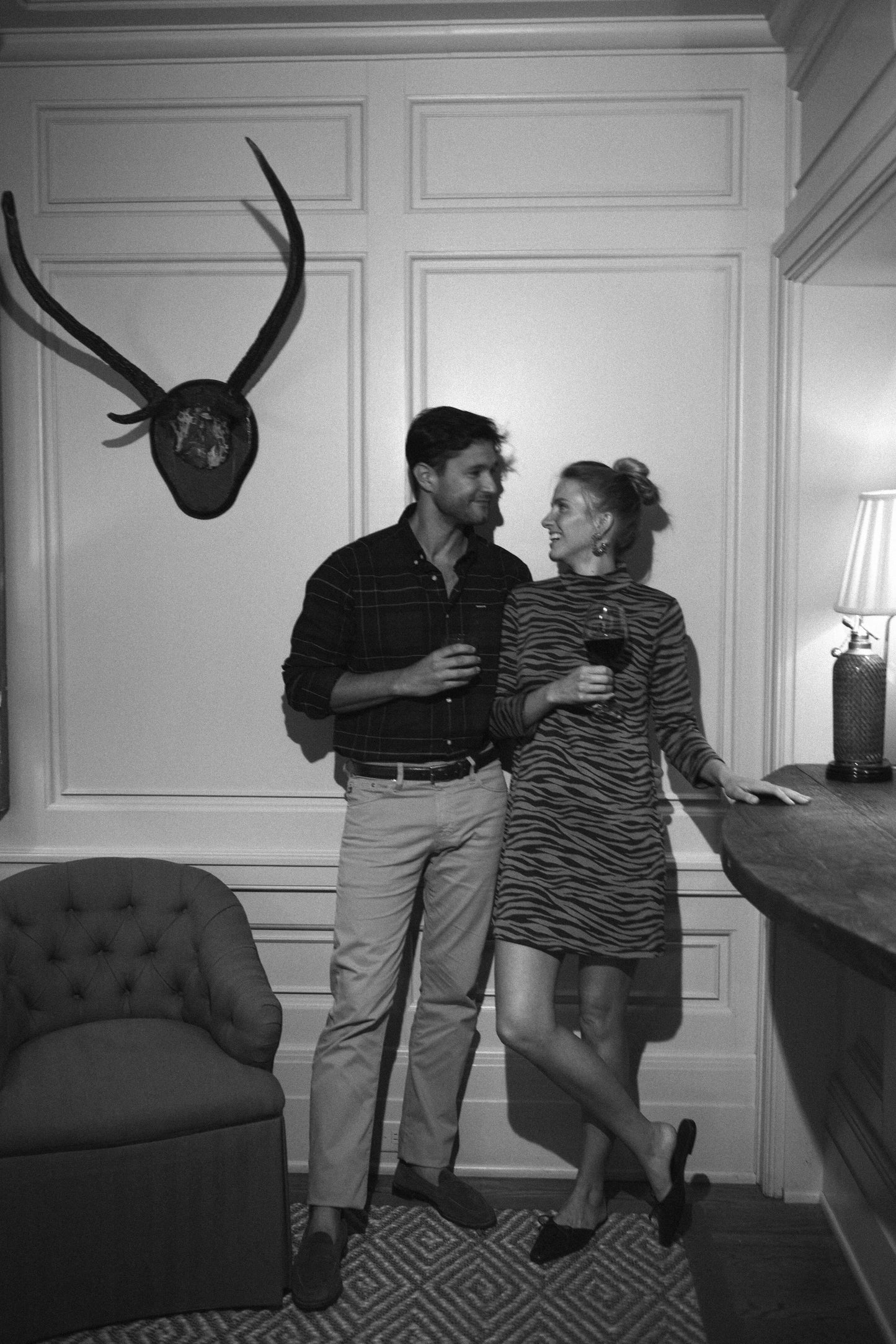 Brown Faux Croc Gina Mule