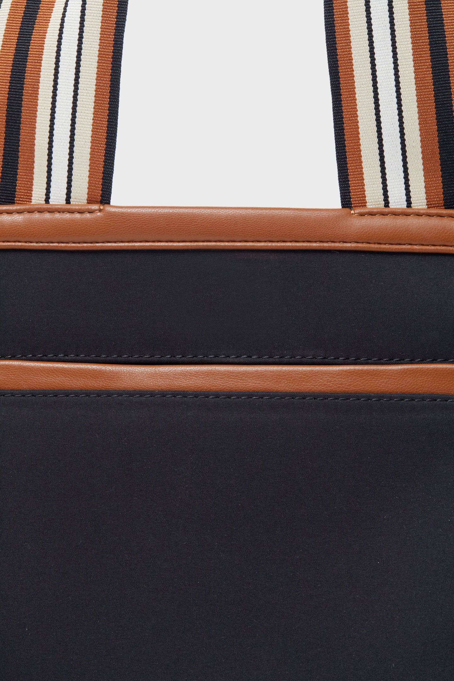 Mini Black Nylon Tote Bag