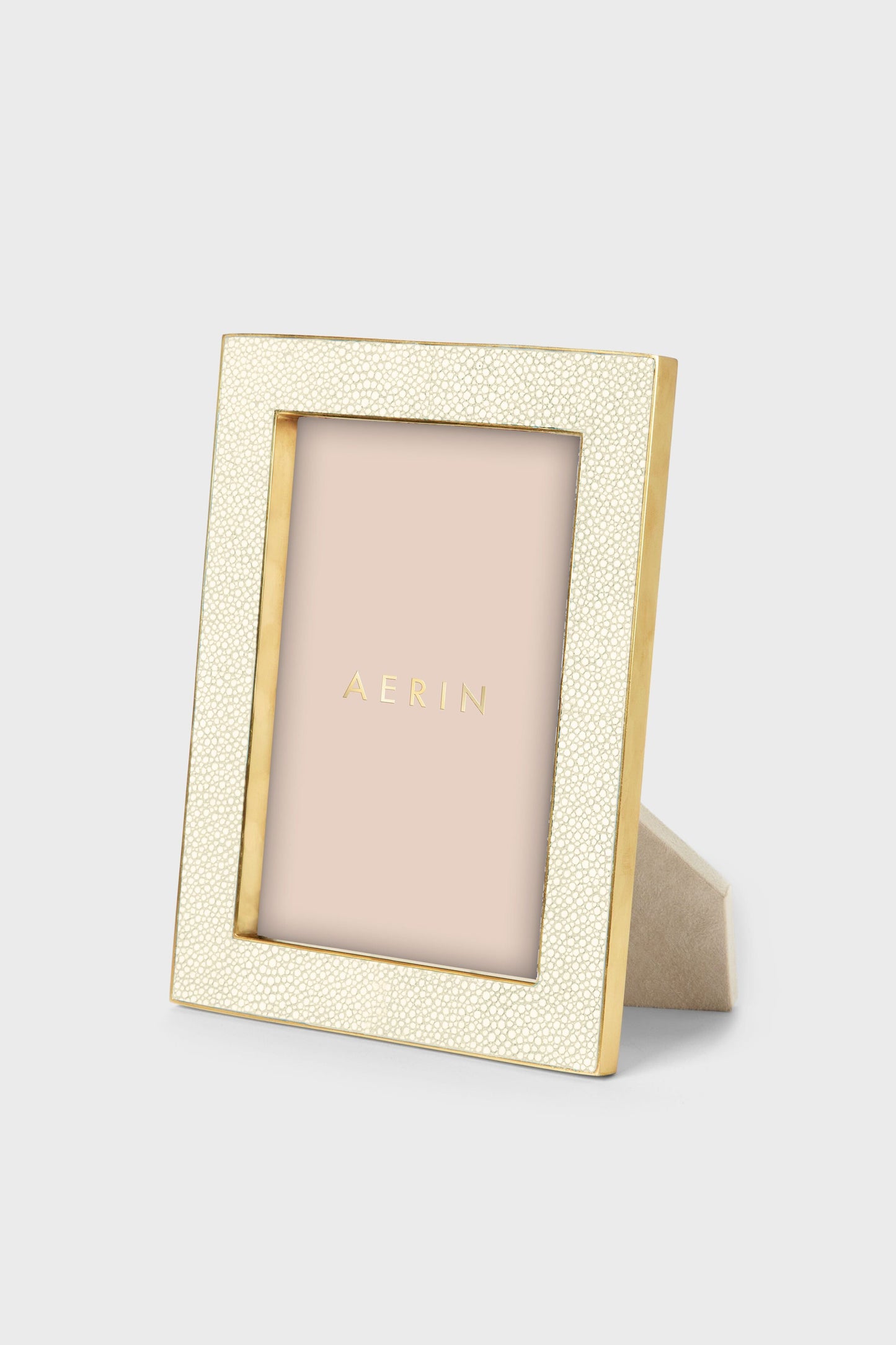5x7 Cream Classic Shagreen Frame