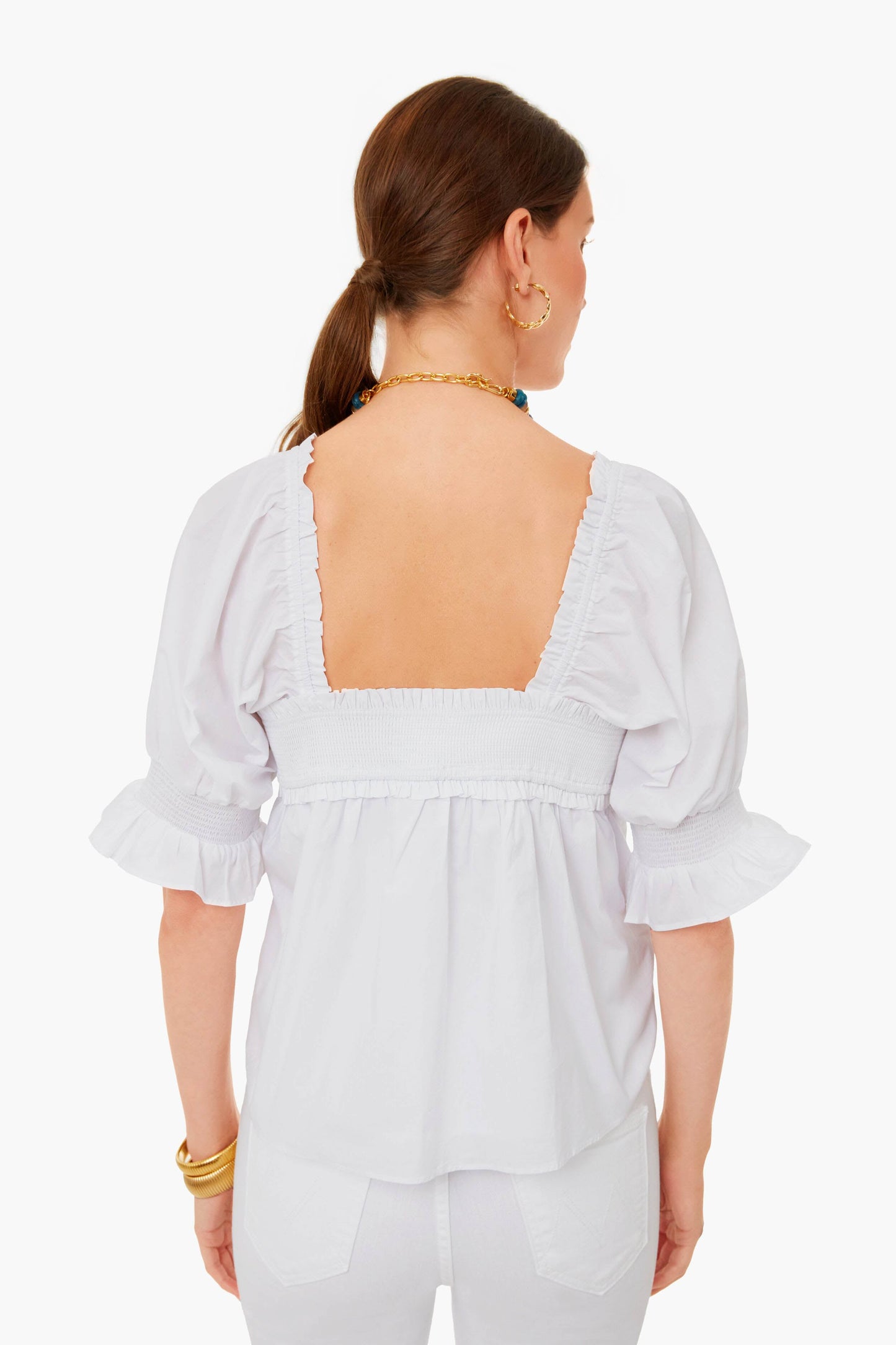 White Palmer Blouse