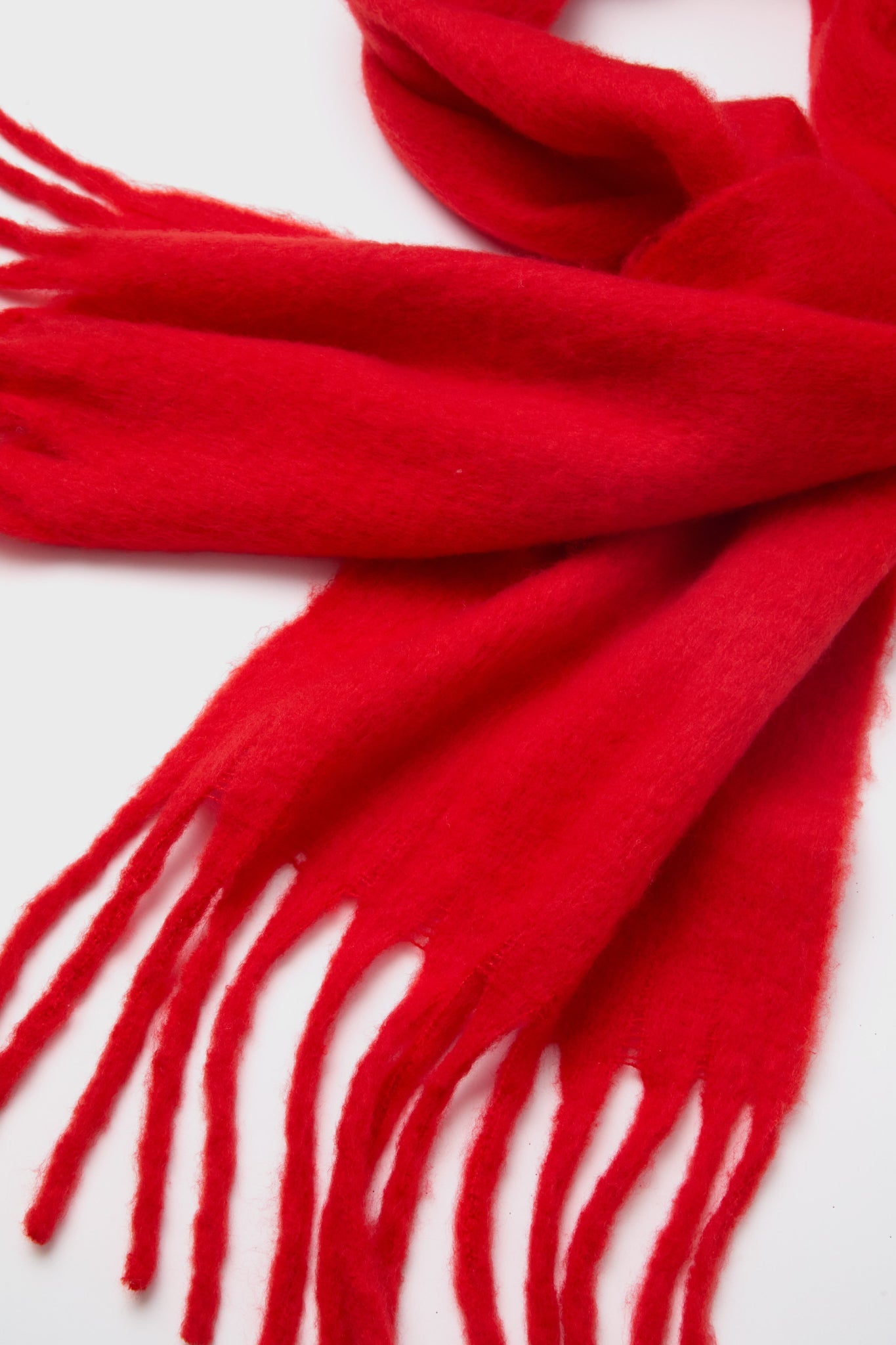Red Chic Solid Scarf