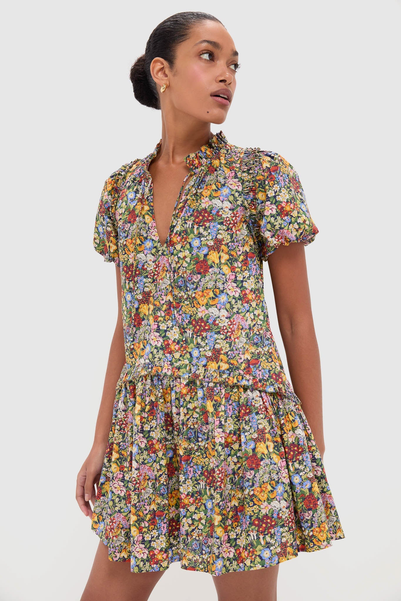 Cottage Garden Edith Short Sleeve Mini Dress