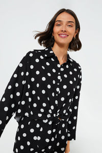 Black Polka Dot