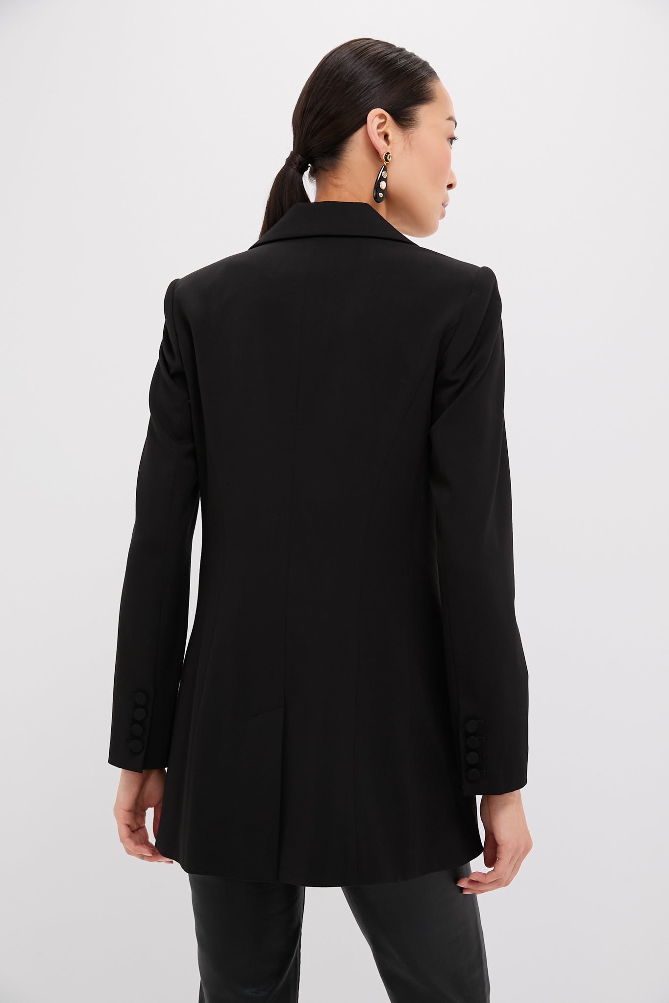 Satin Lapel Emile Blazer