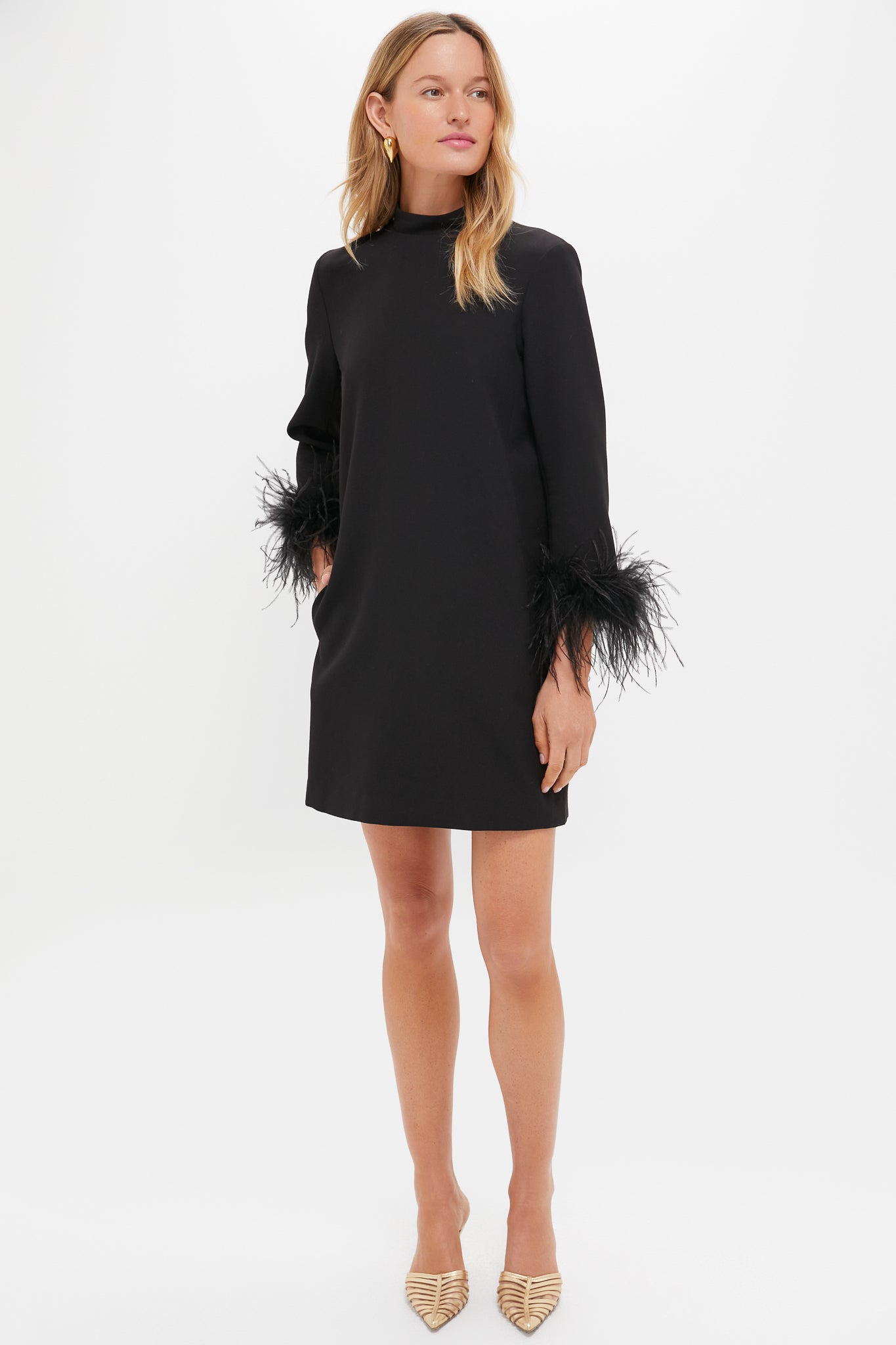 Black Feather Mod Ellie Dress