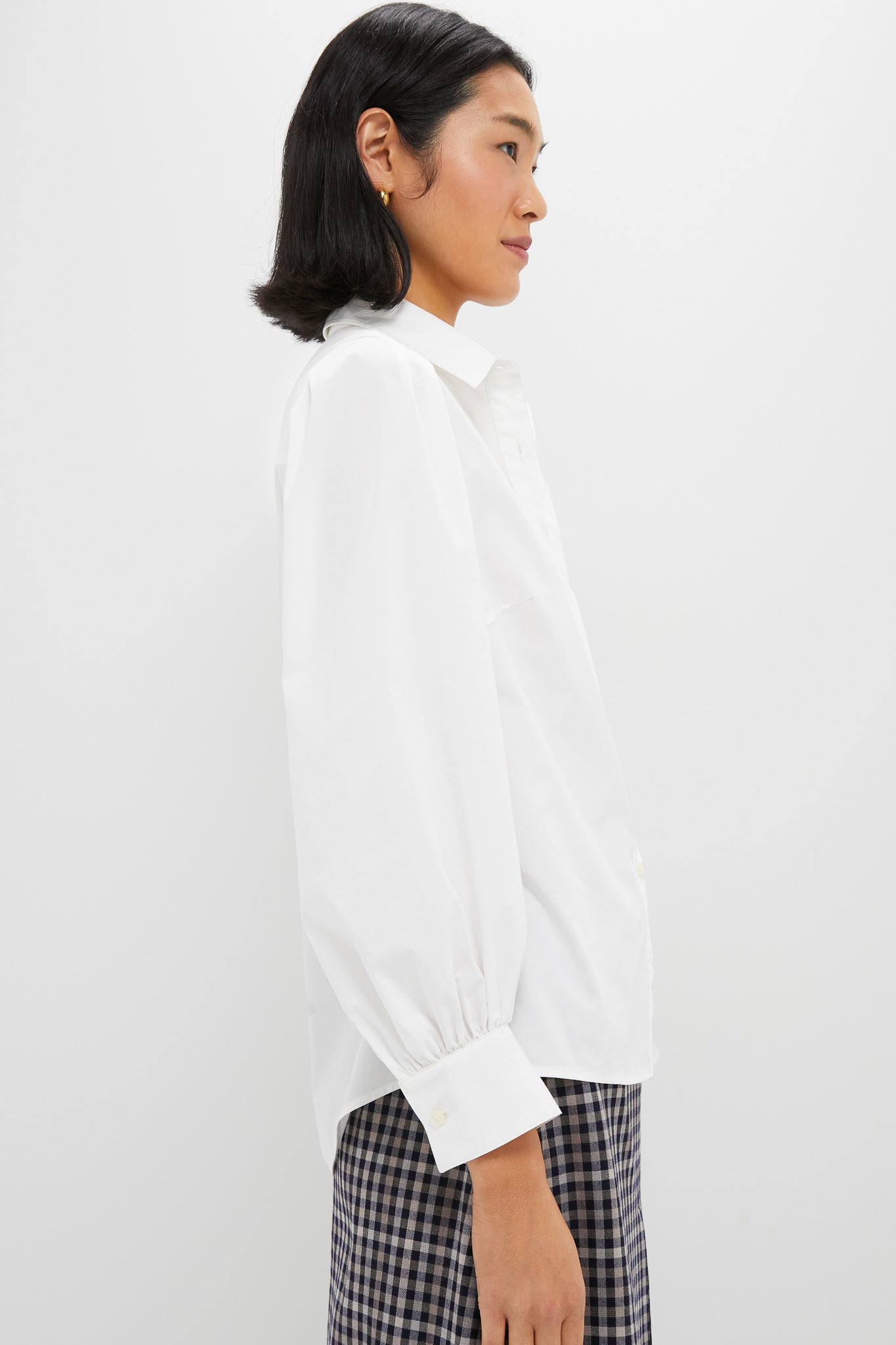 White Carolina Button Down