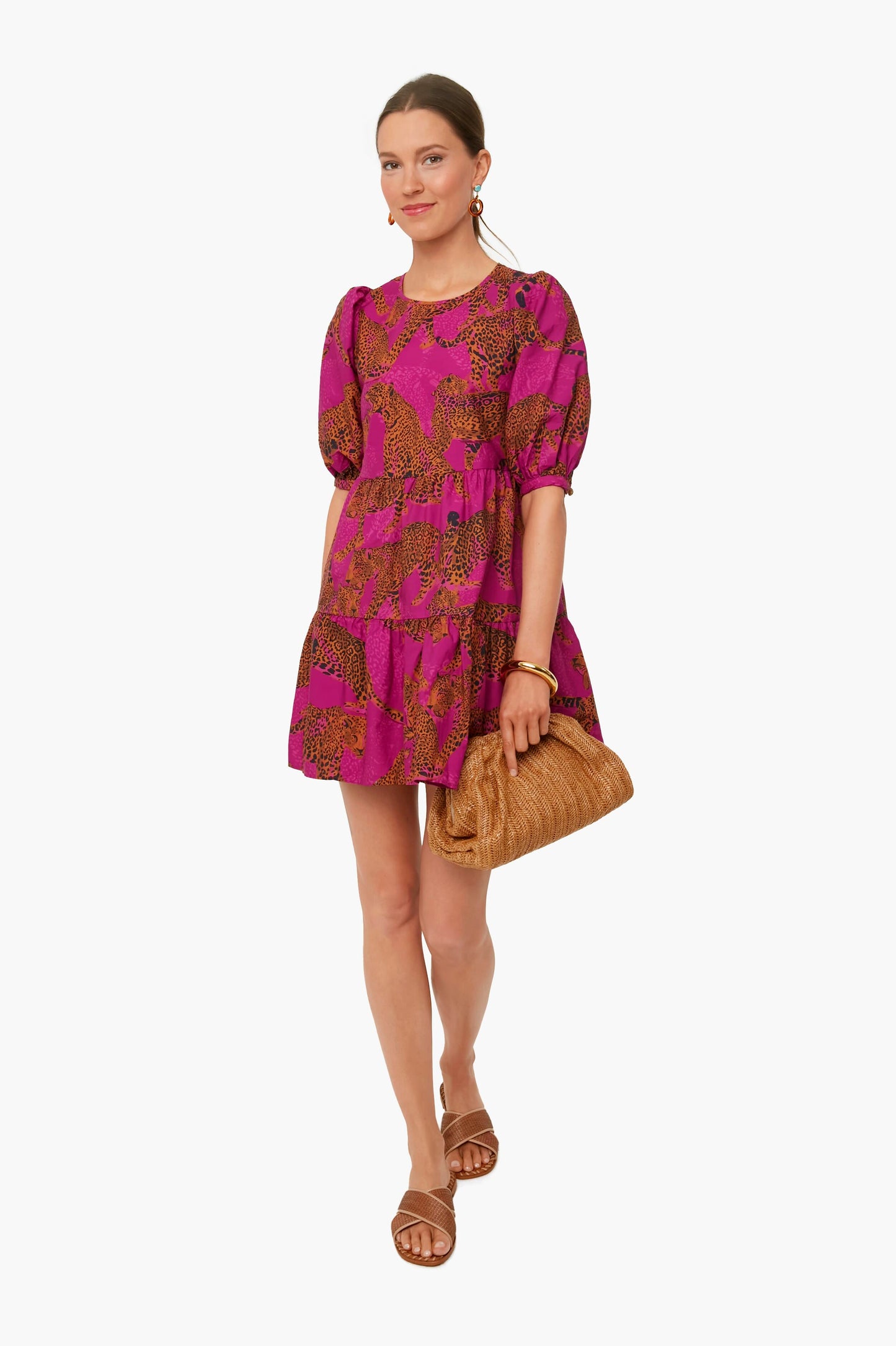 Multi Larimar Hoop Earrings