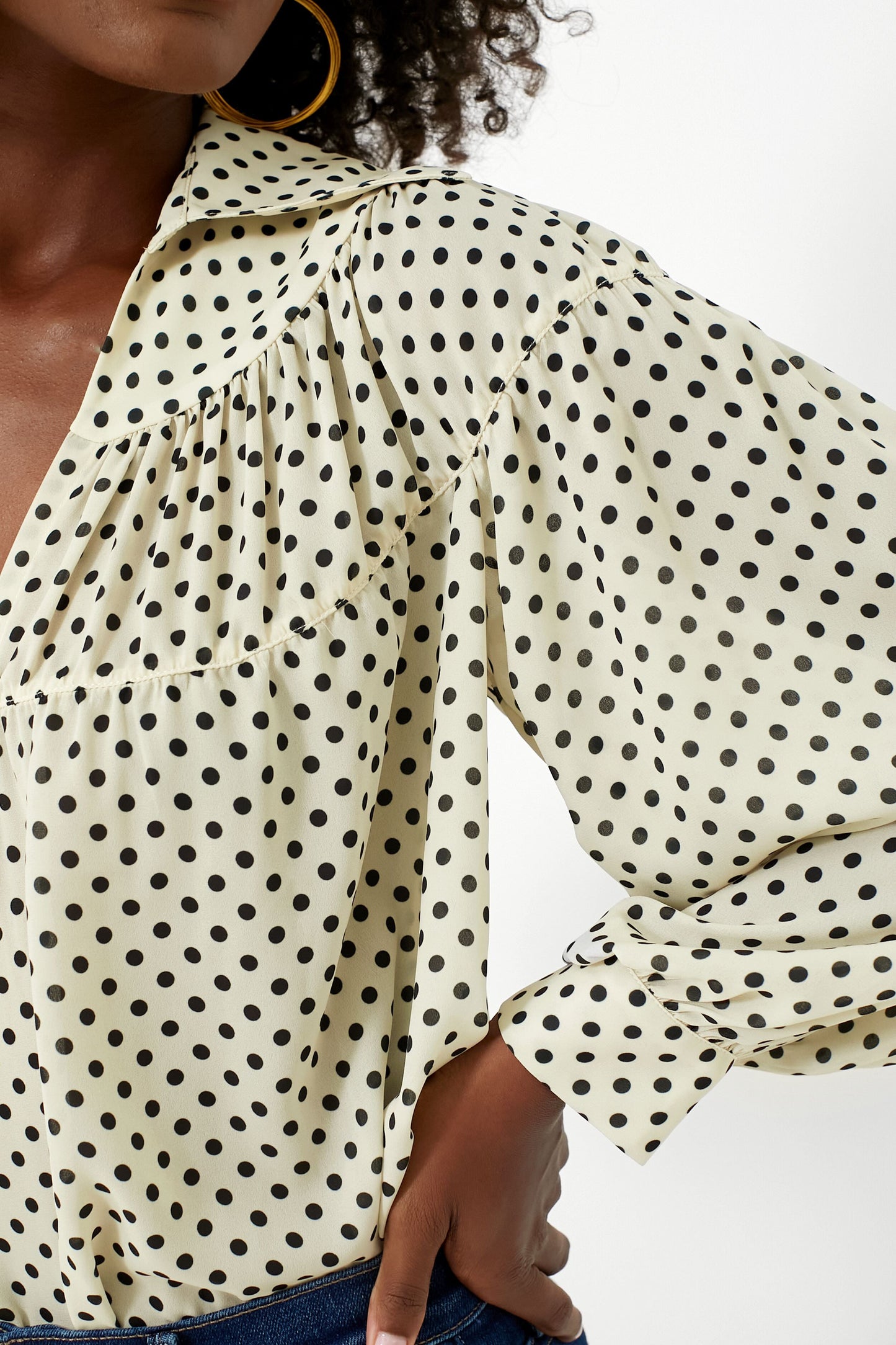 Polka Dot Lillie Blouse