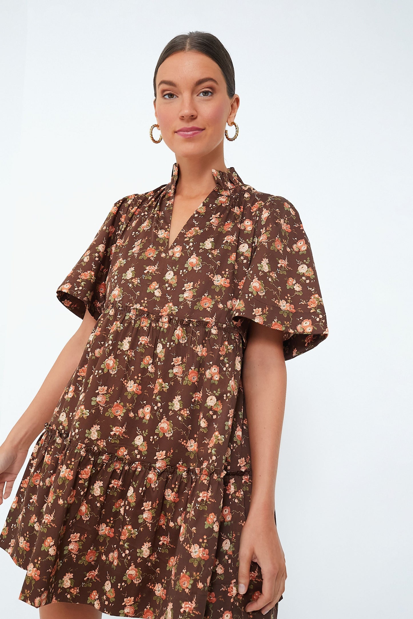 Rosewood Chintz Crawford Dress