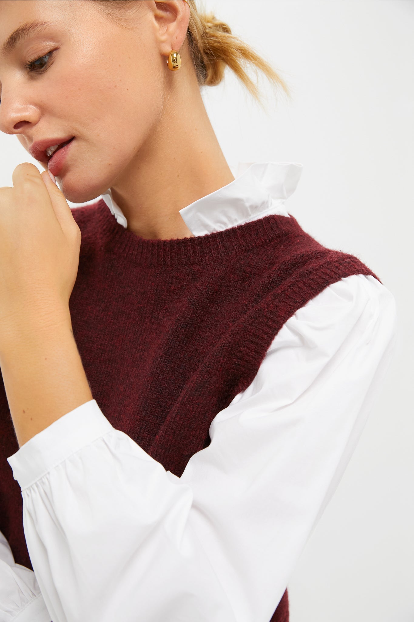 Winetasting Ella Sweater Blouse