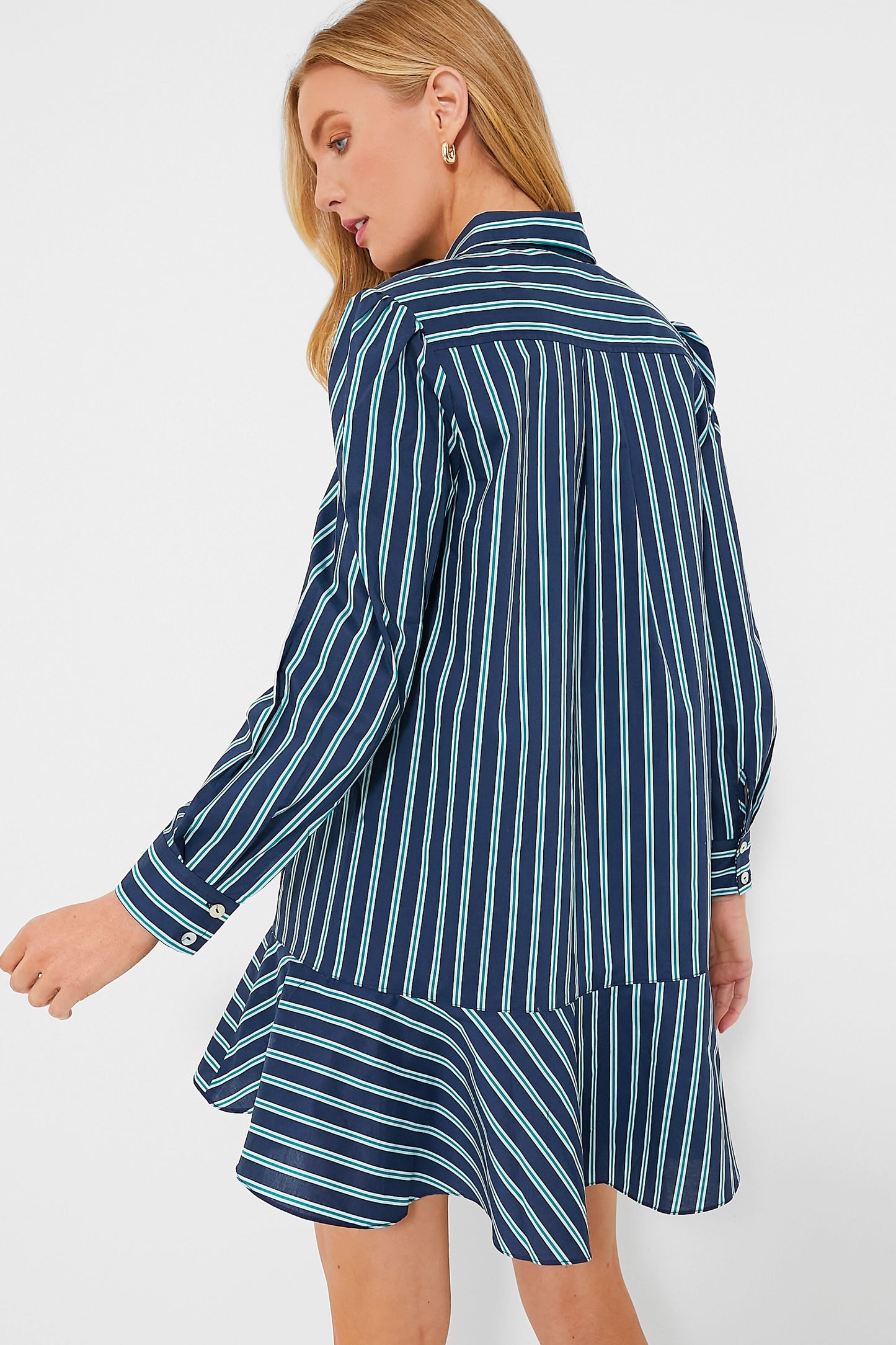 Lagoon Stripe Callahan Shirt Dress