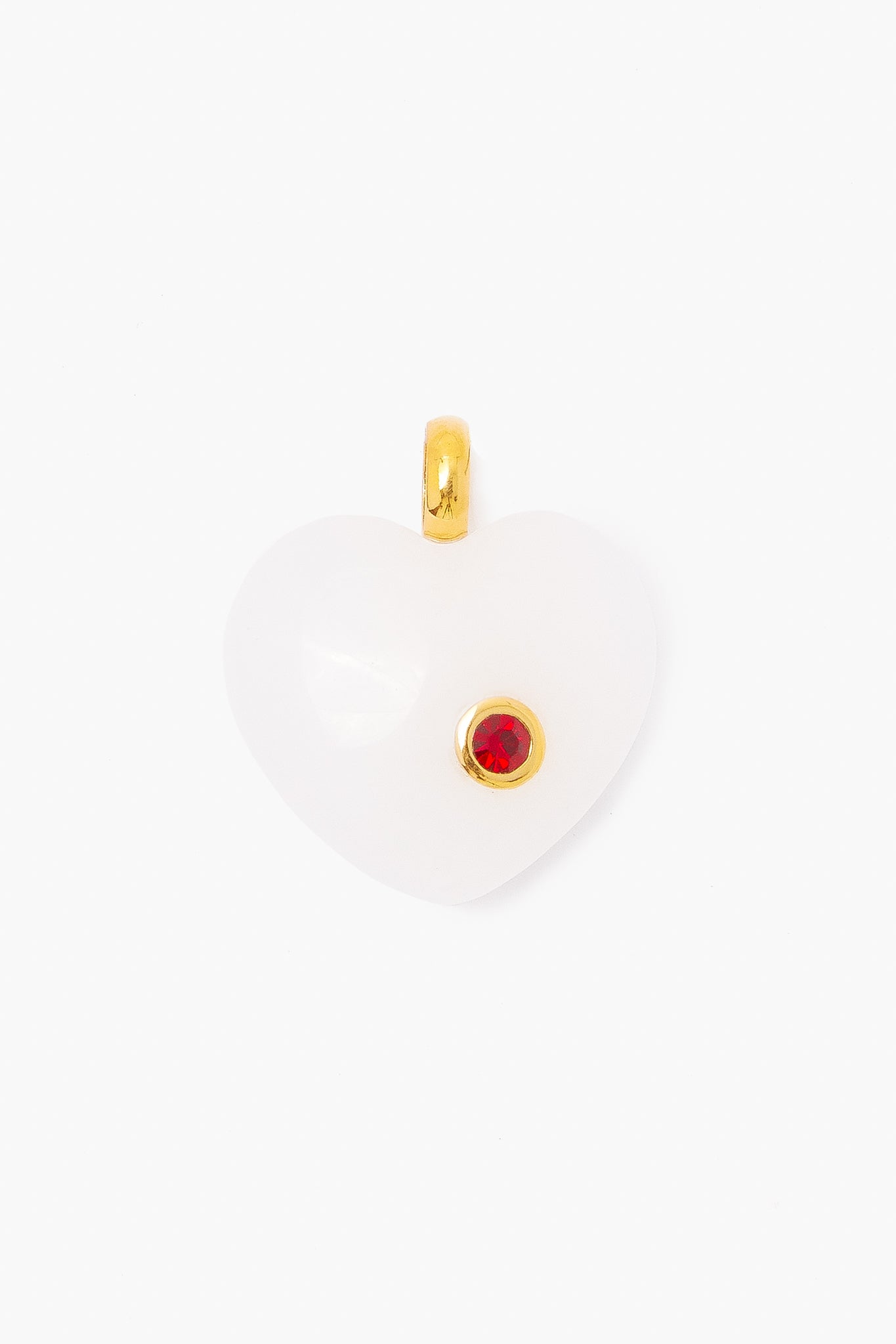 July Ruby Birthstone Charm