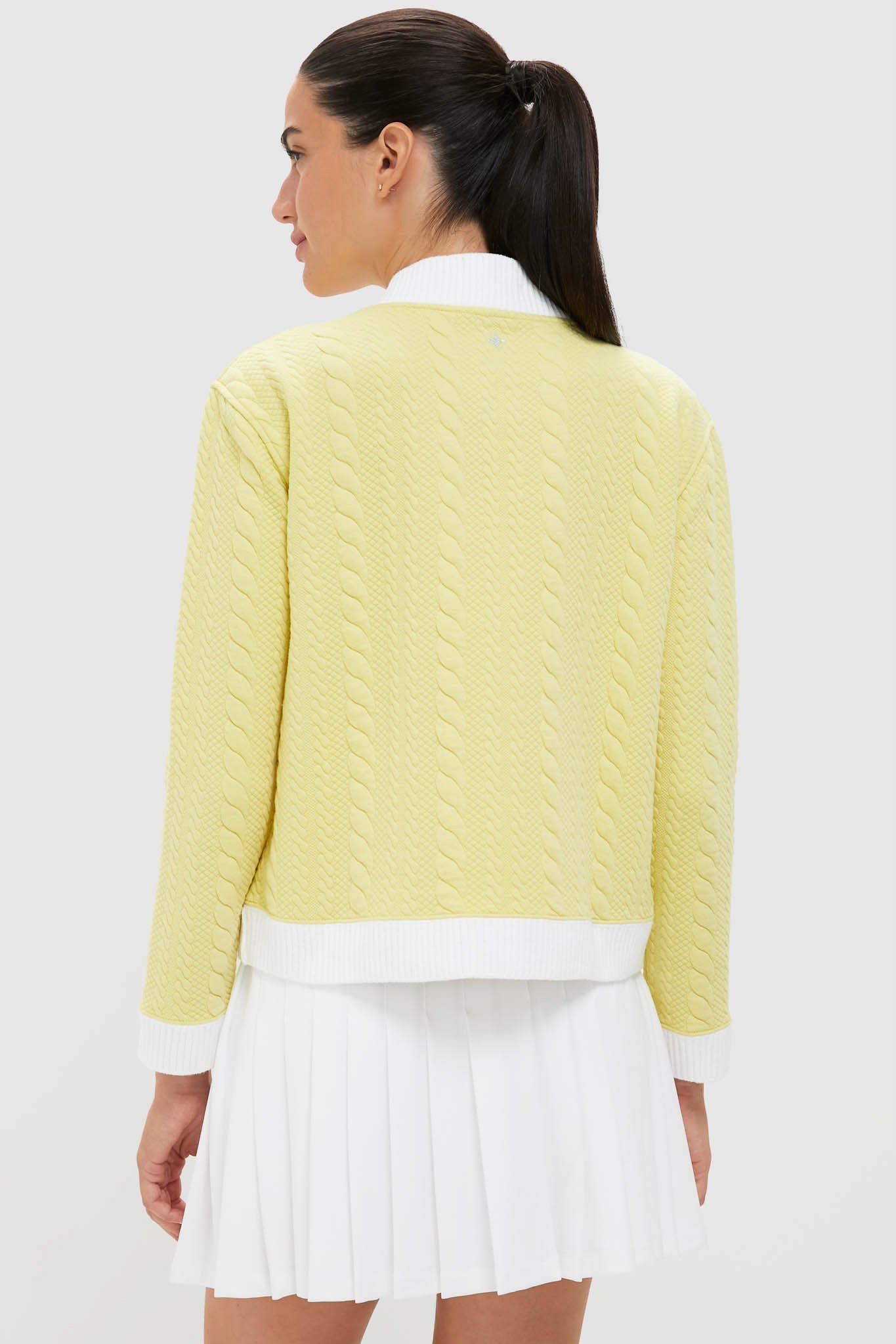 Lemongrass Cable Charley Cardigan