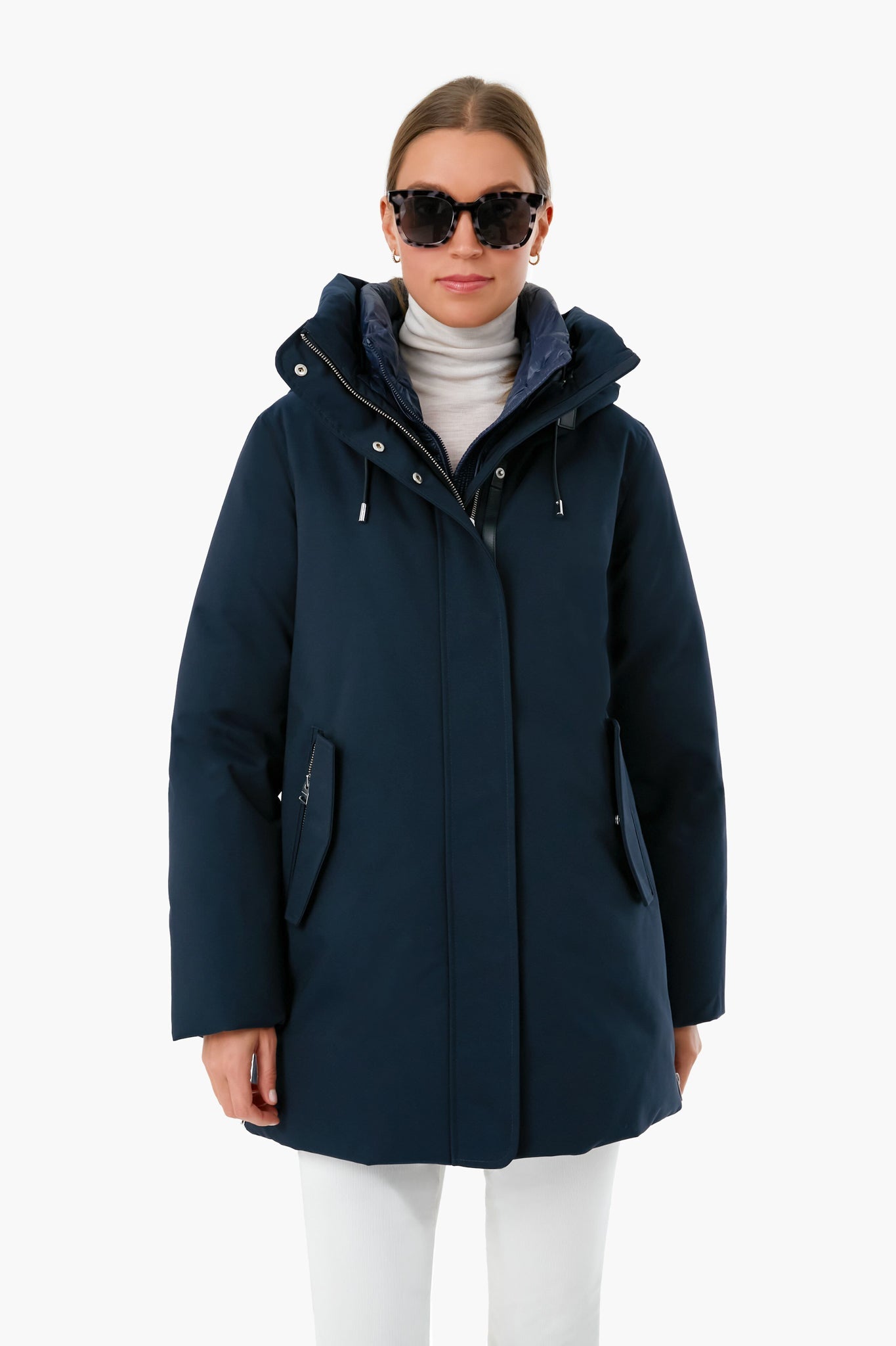 2 in 1 Navy Kinslee Down Coat