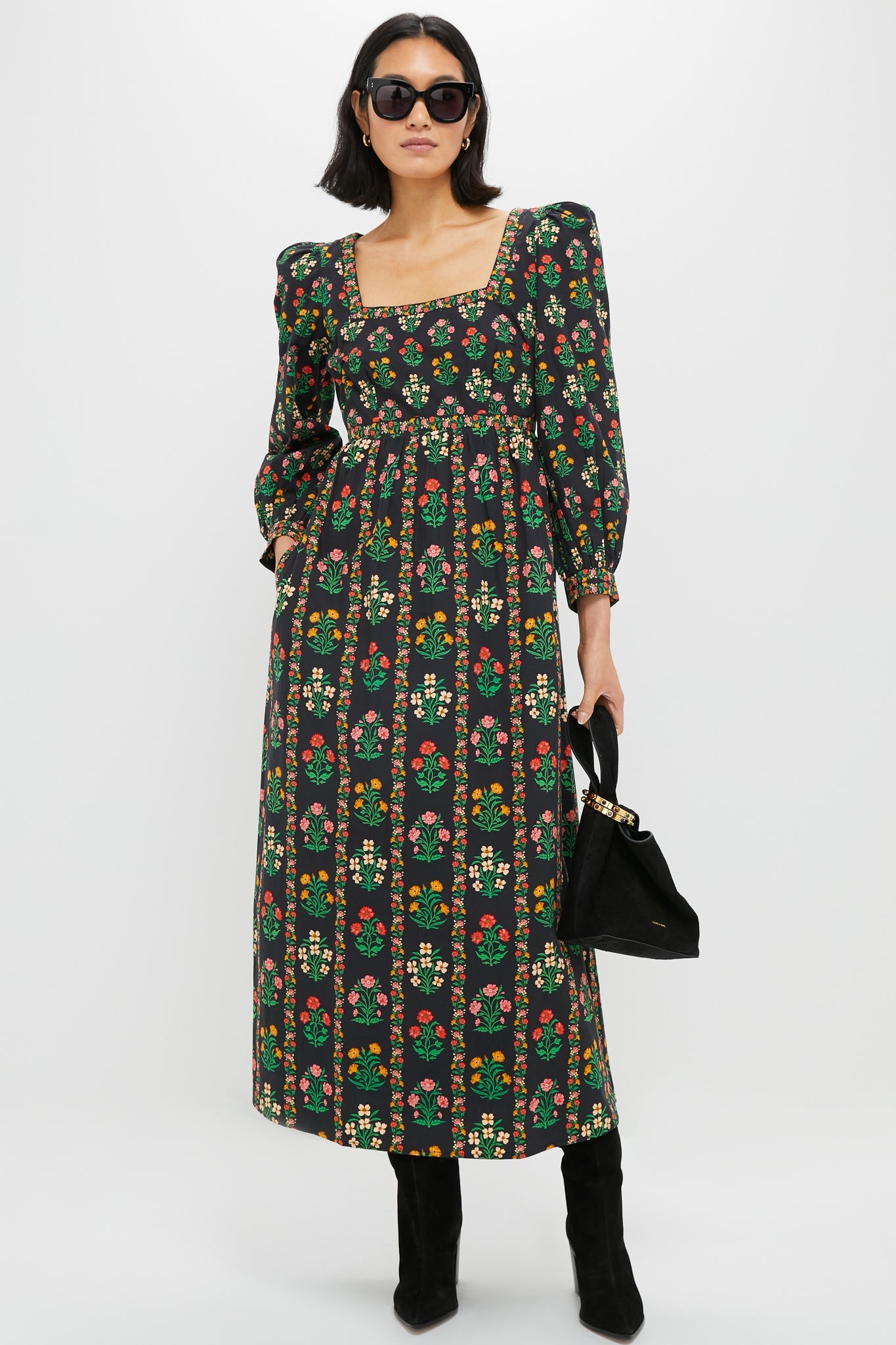 Rose Border Cornelia Dress