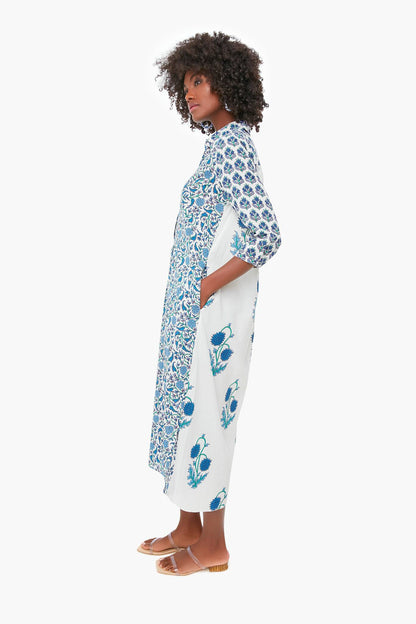 Exclusive Cornflower Blue Brooklyn Long Dress