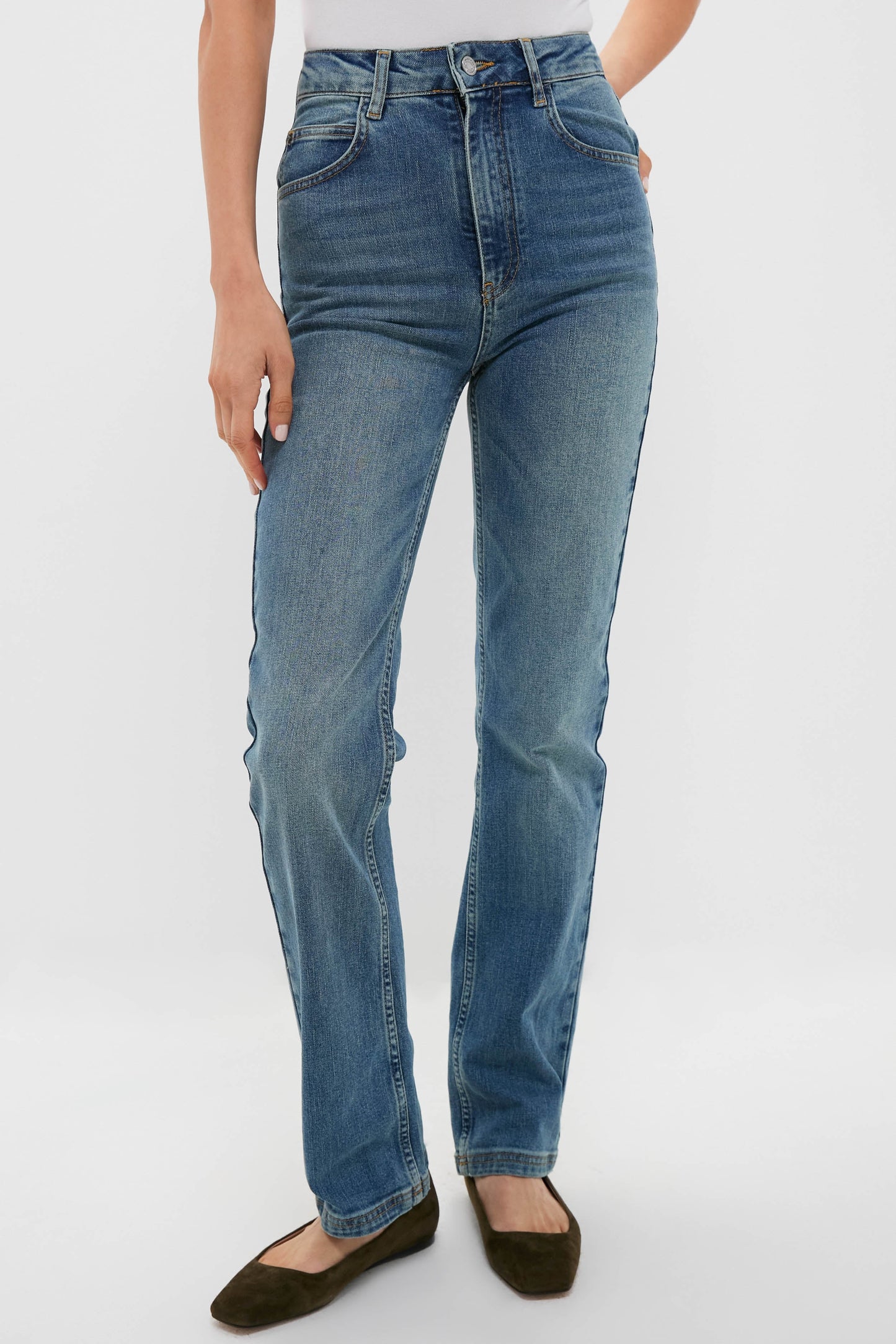 Bleu Gris OG Straight Leg Jeans