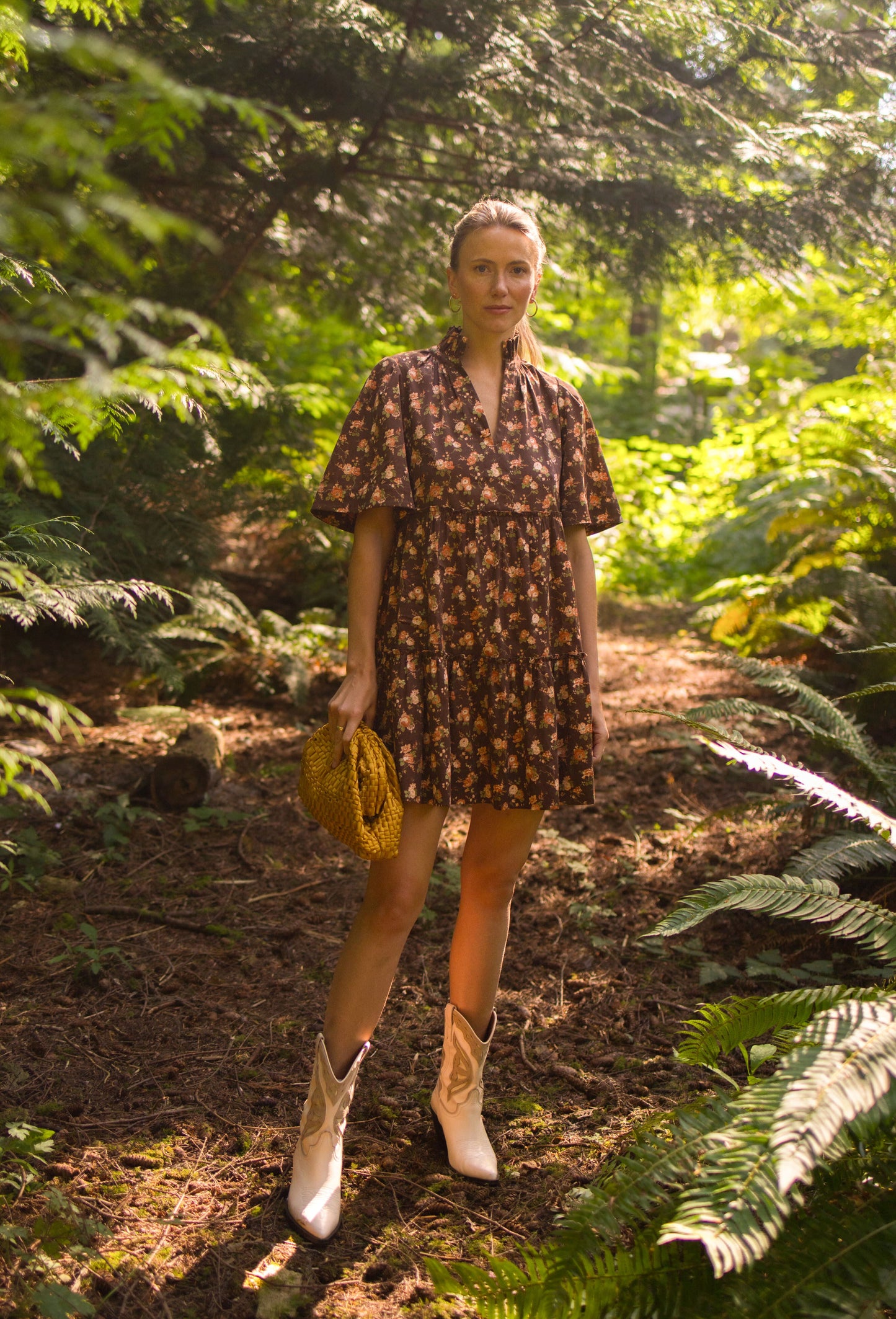 Rosewood Chintz Crawford Dress