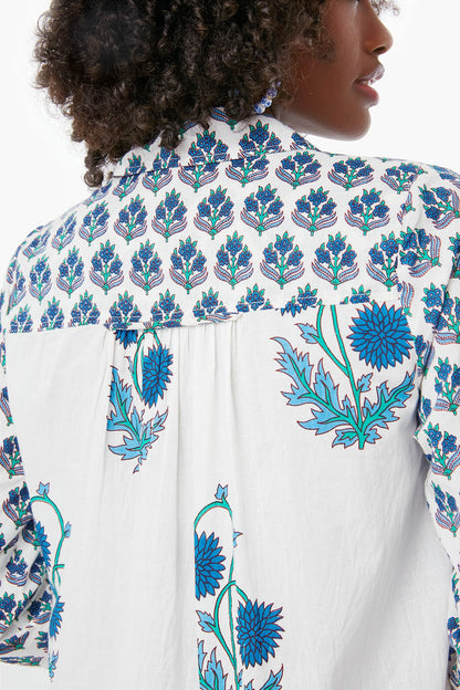 Exclusive Cornflower Blue Brooklyn Long Dress