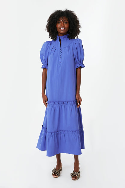 Azure Blue Selena Maxi Dress