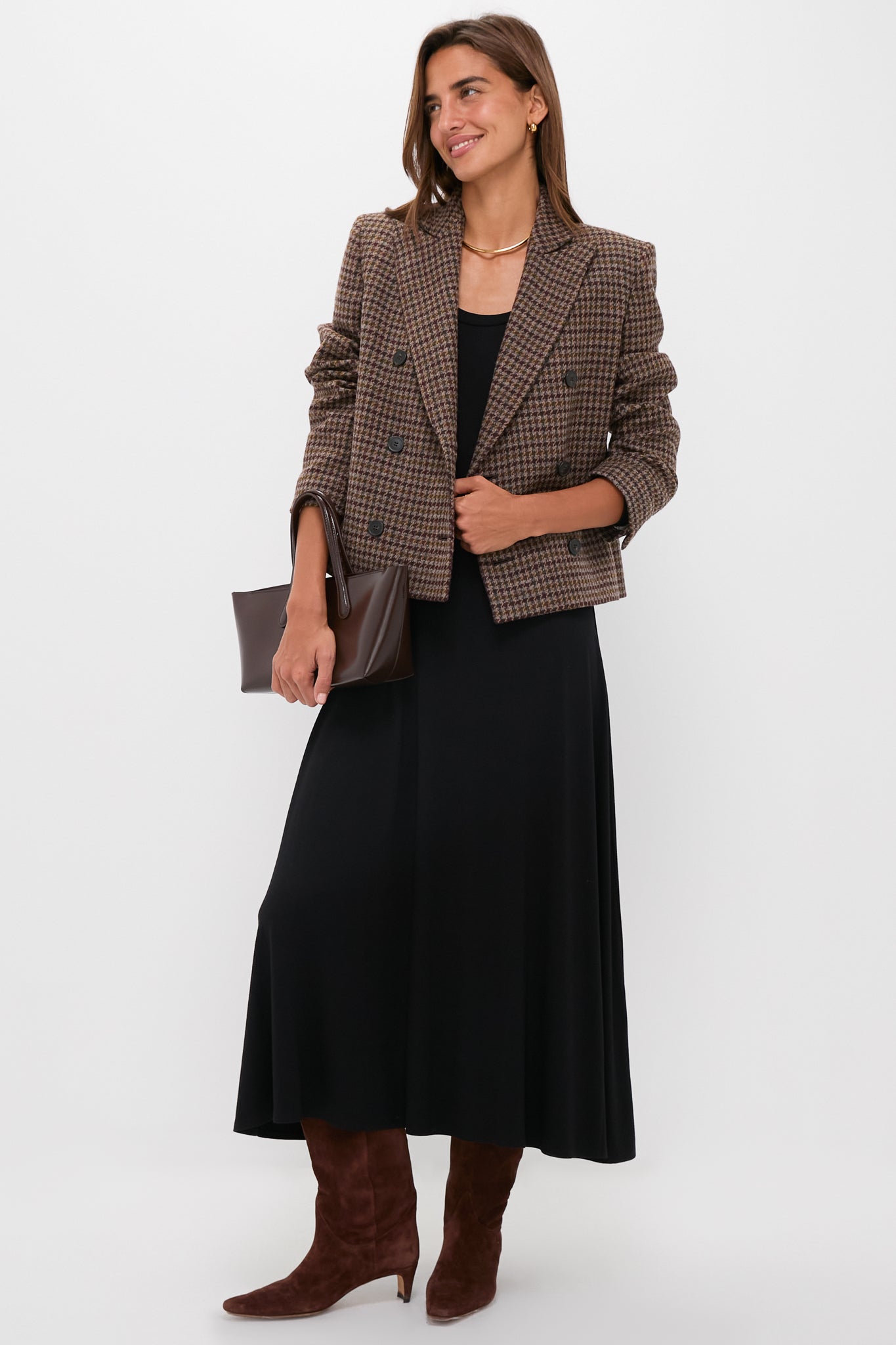 Black Long Sleeve Sara Maxi Dress