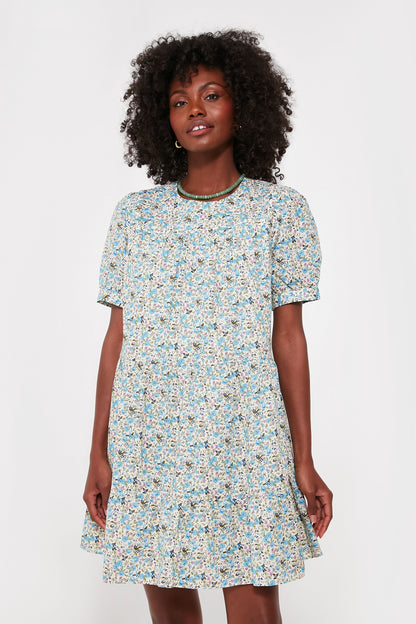Blue Floral Quinn Dress
