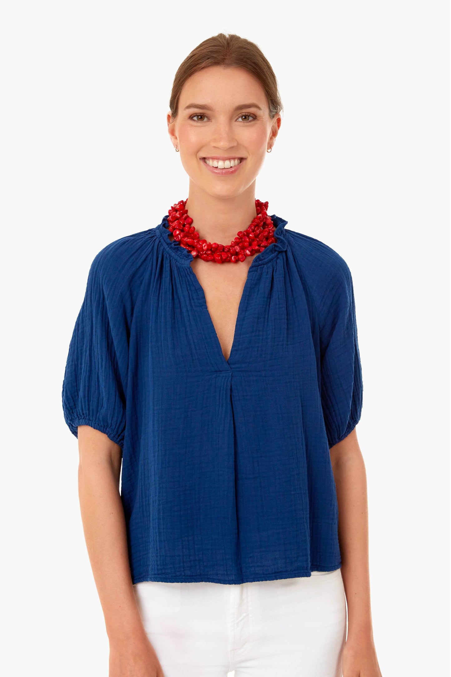 Tiara Blue Jules Top