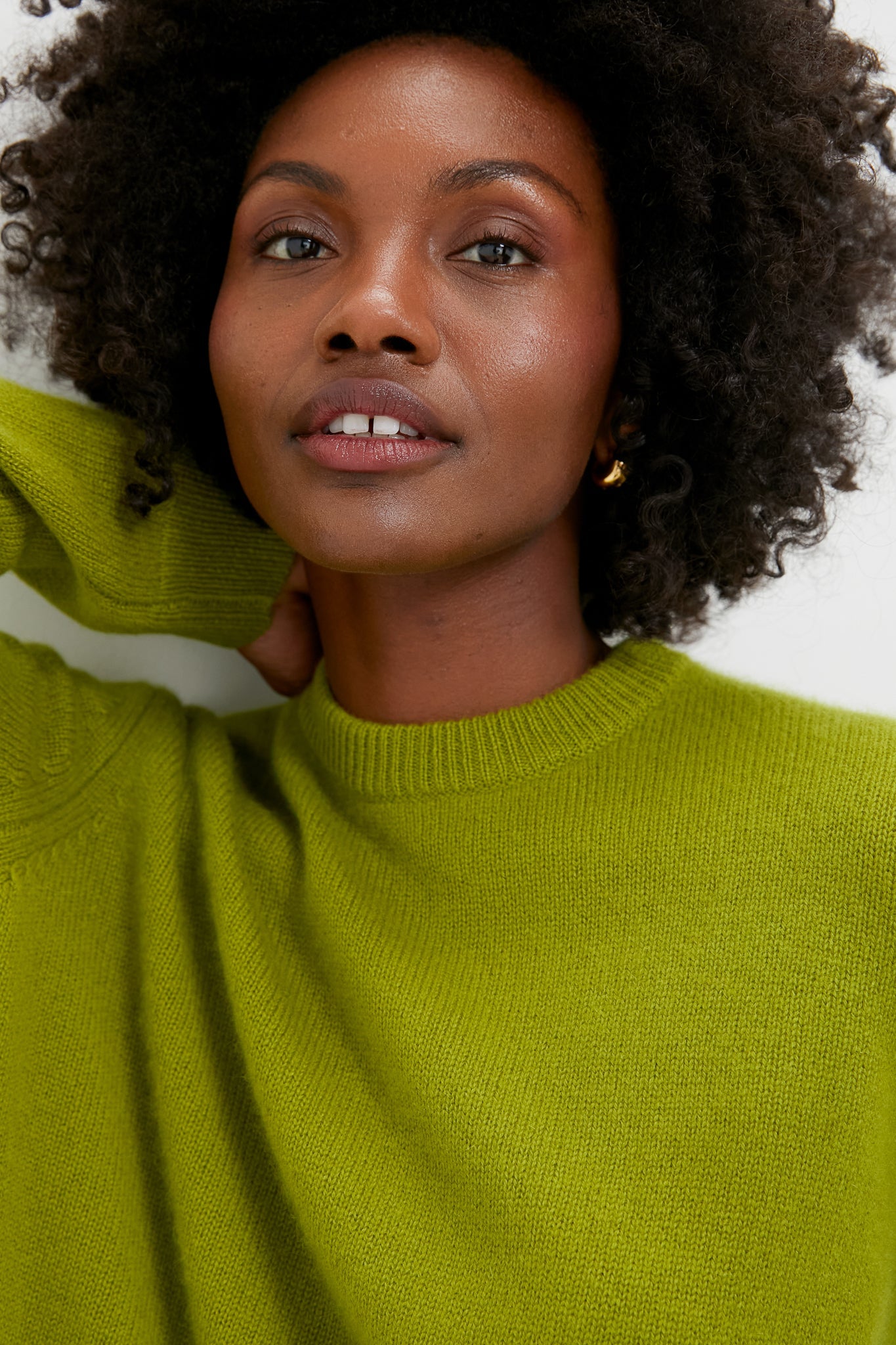 Woodbine Cashmere Boyfriend Bodie Crewneck