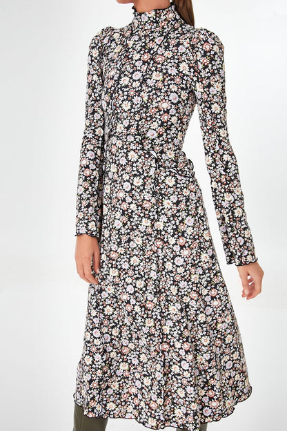 Multi Carson Floral Long Sleeve Dress