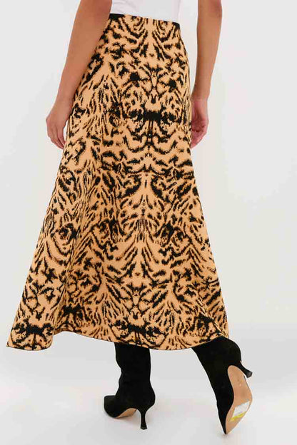 Bengal Lani Jacquard Knit Skirt