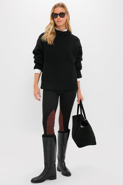 Black Leather Ryder Boots