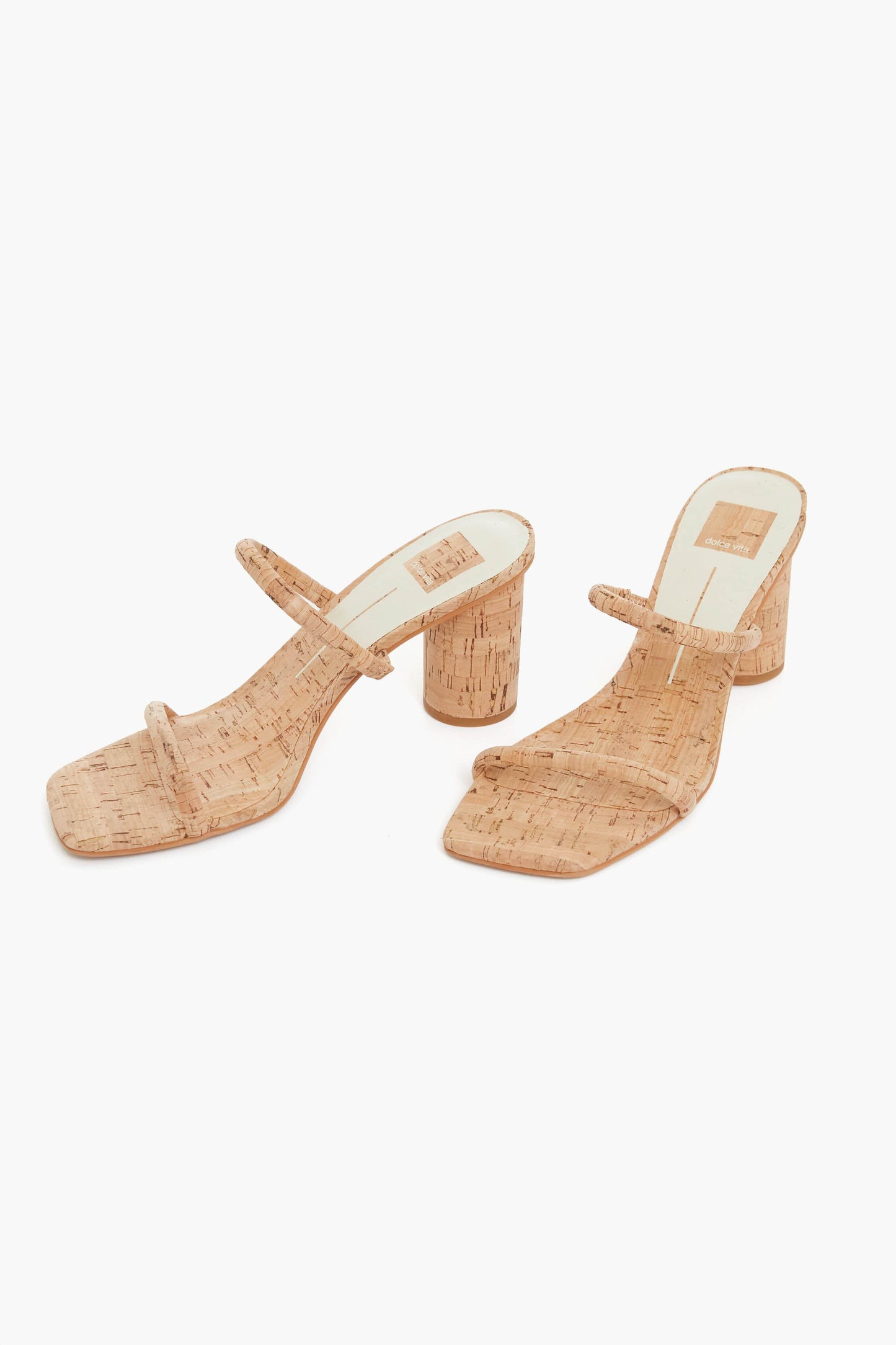 Natural Cork Noles Heels