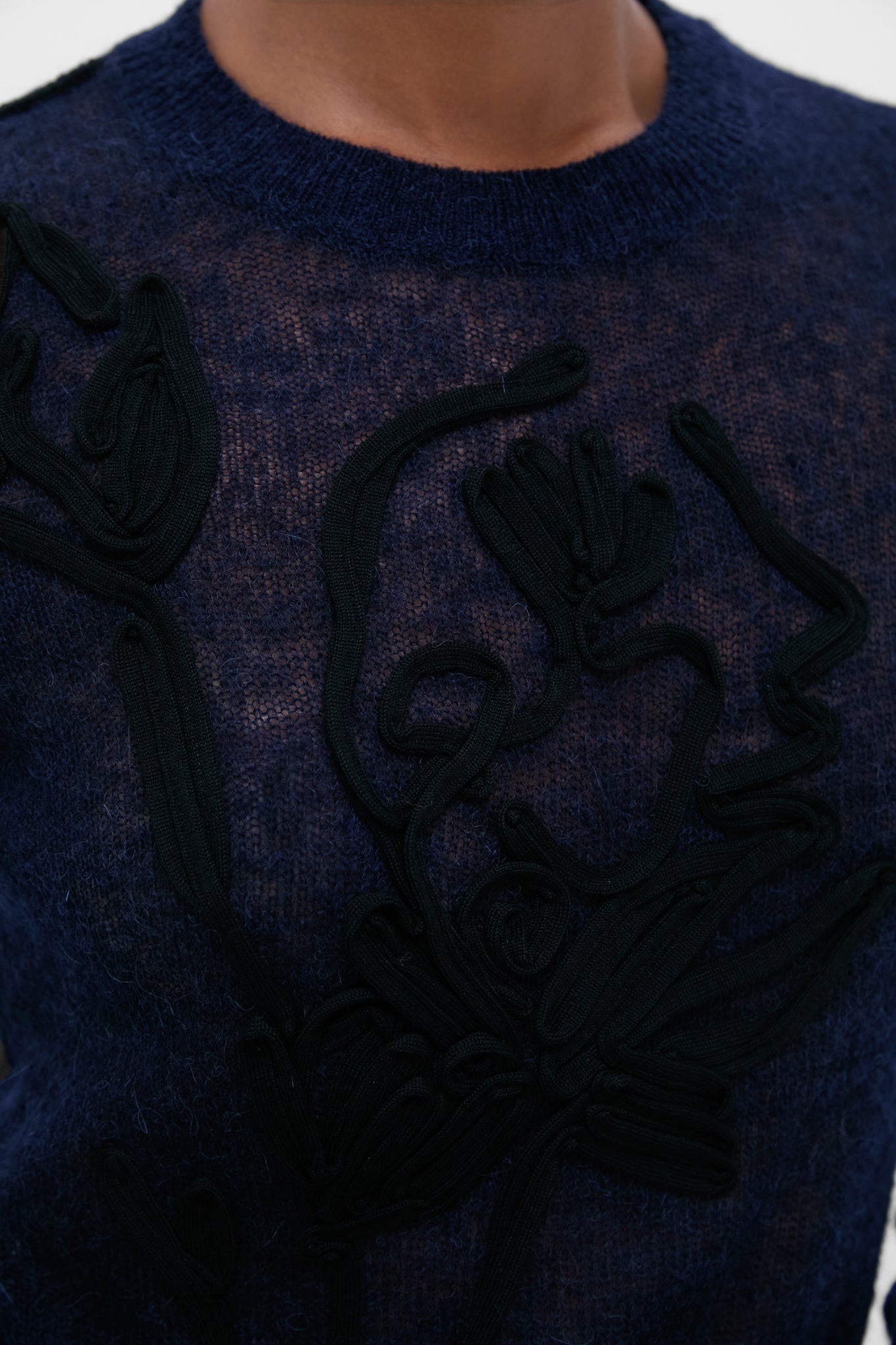 Navy Crew Neck Jumper