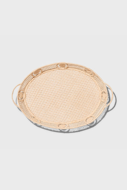 Raffia Round Tray