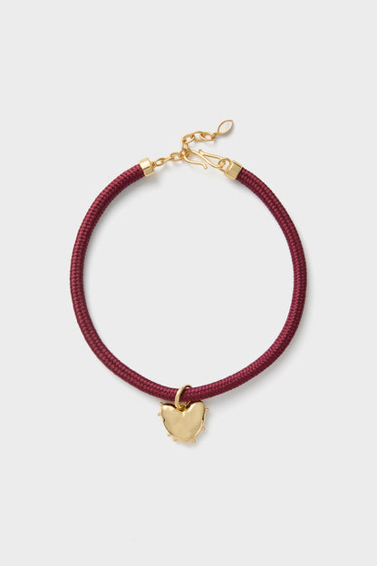 Maroon Lelani Necklace